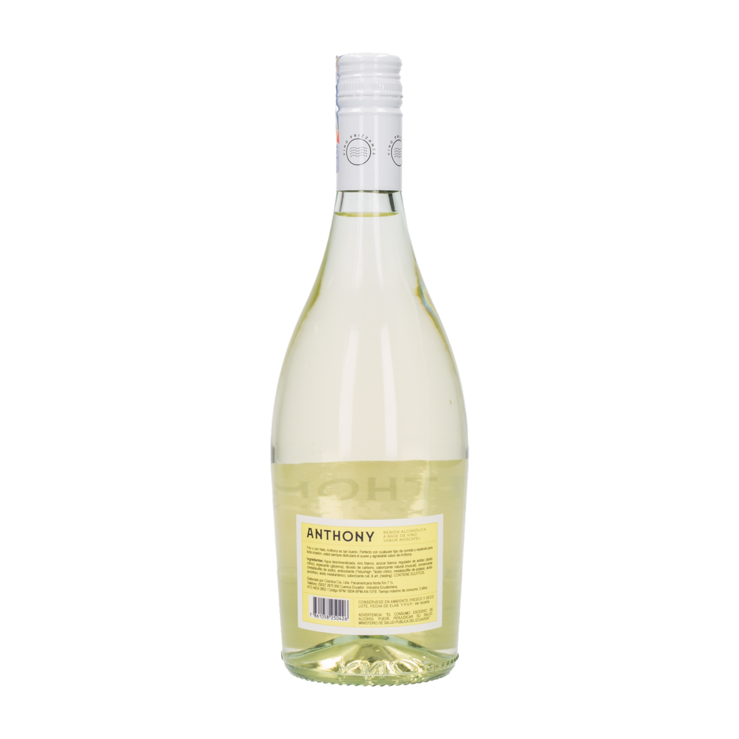Vino Blanco Moscatel ANTHONY 750 Ml