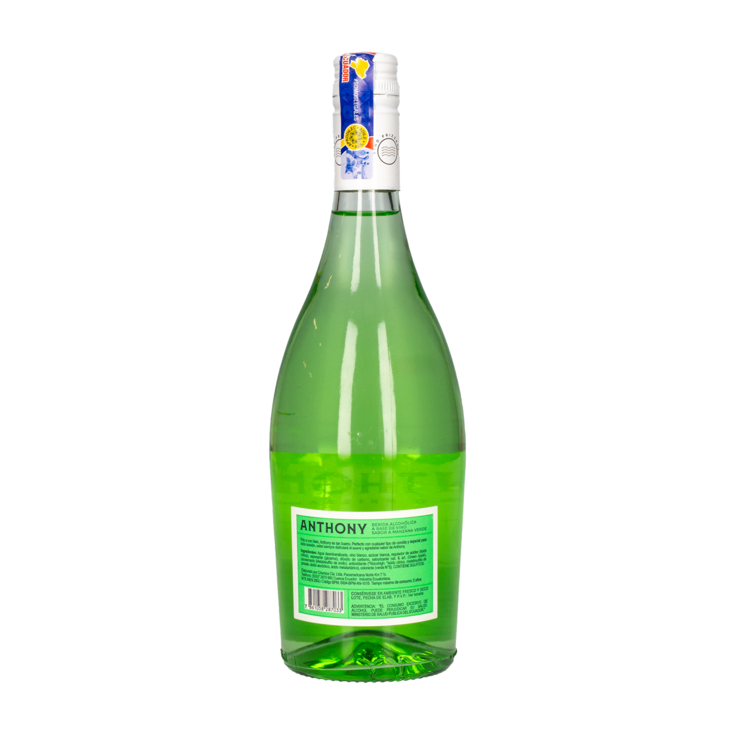 Vino Frizante Green Apple ANTHONY 750 Ml