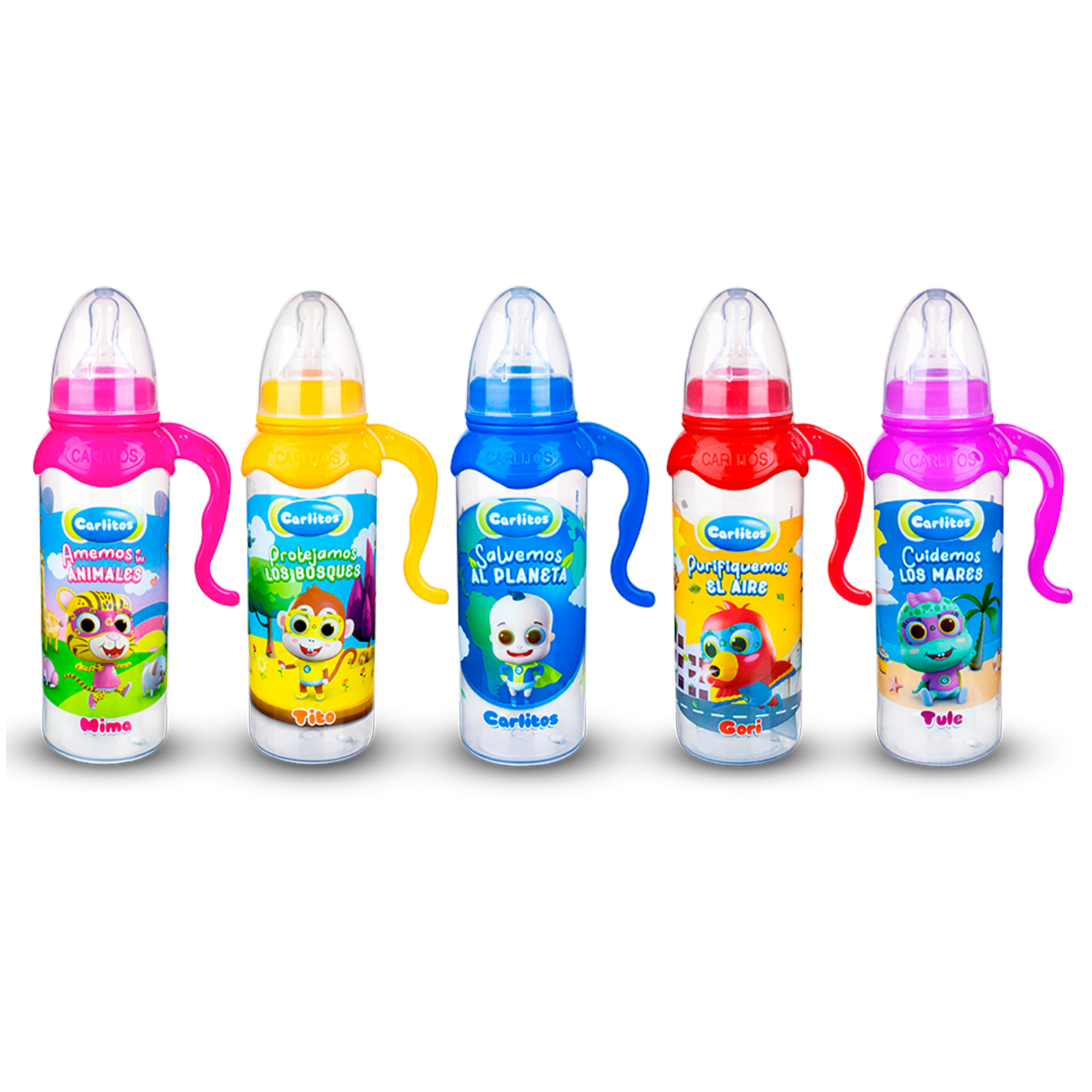 Biberón Para Bebés Con Agarradera CARLITOS 9 Oz