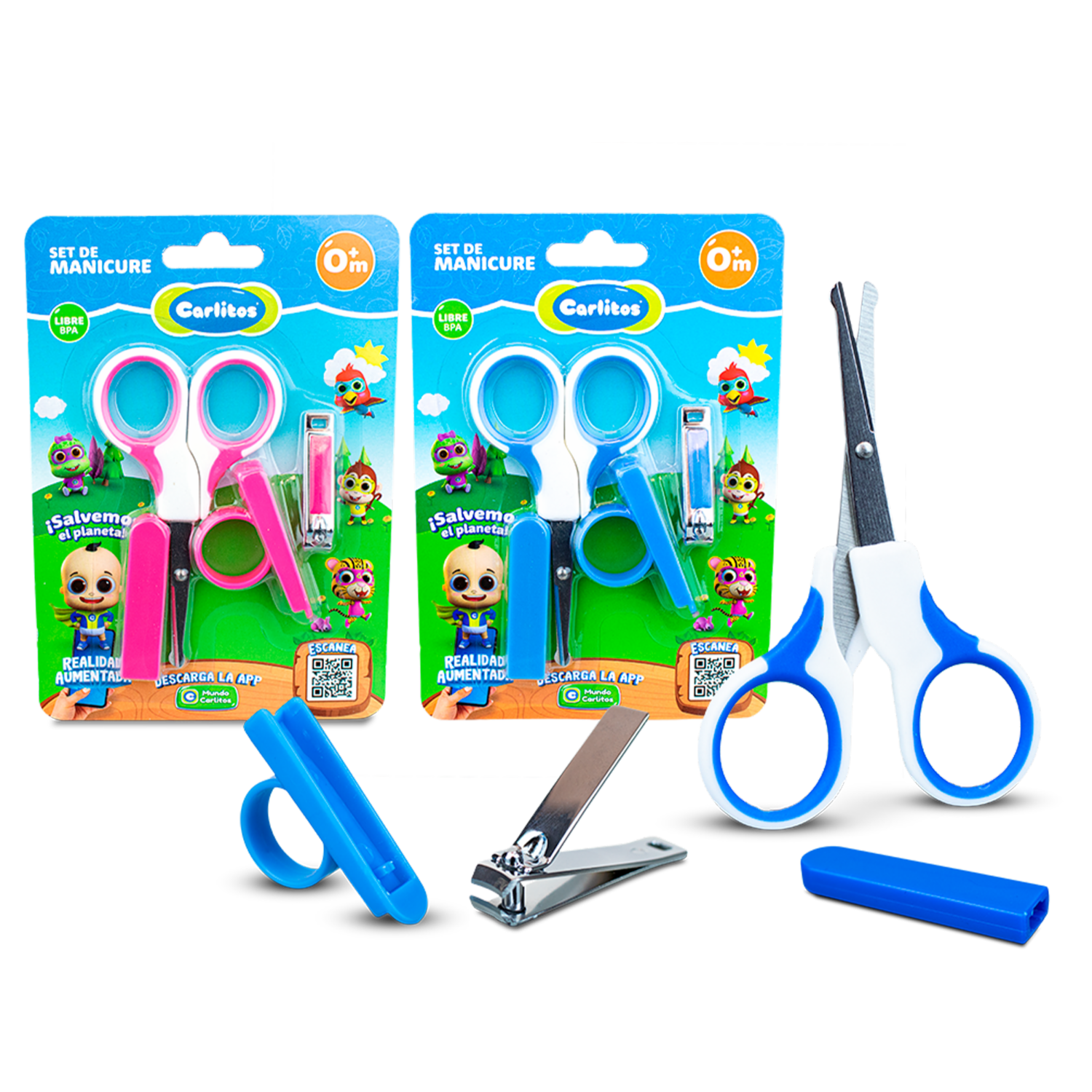 Set De Manicura Para Bebés 0 M + CARLITOS X 2 Uds
