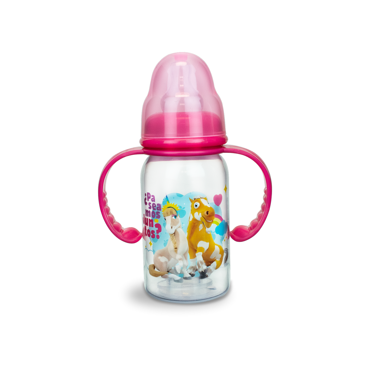Biberón Para Bebés 3 Etapas Con Agarradera Doble CARLITOS 5 Oz