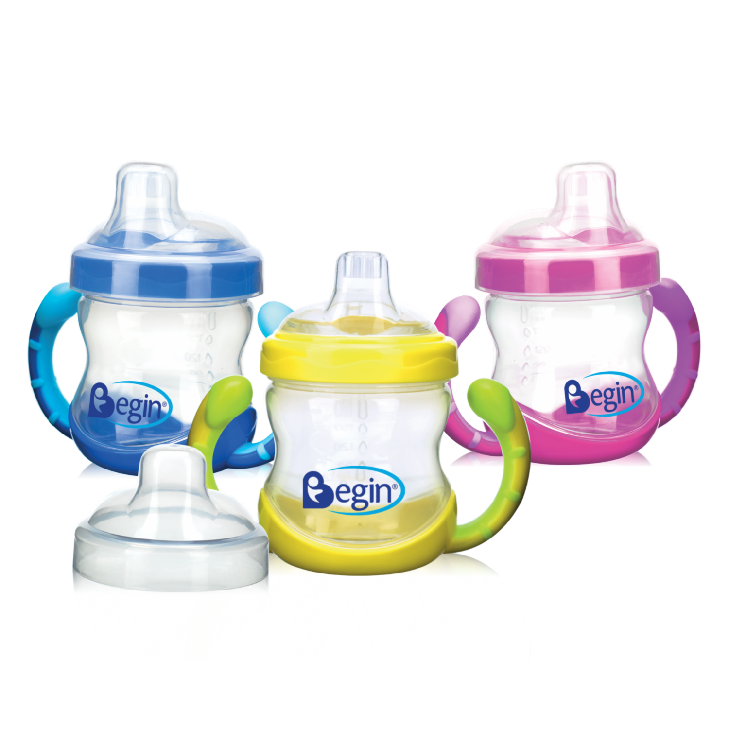Vaso Infantil Entrenador Con Agarradera BEGIN 180 Ml