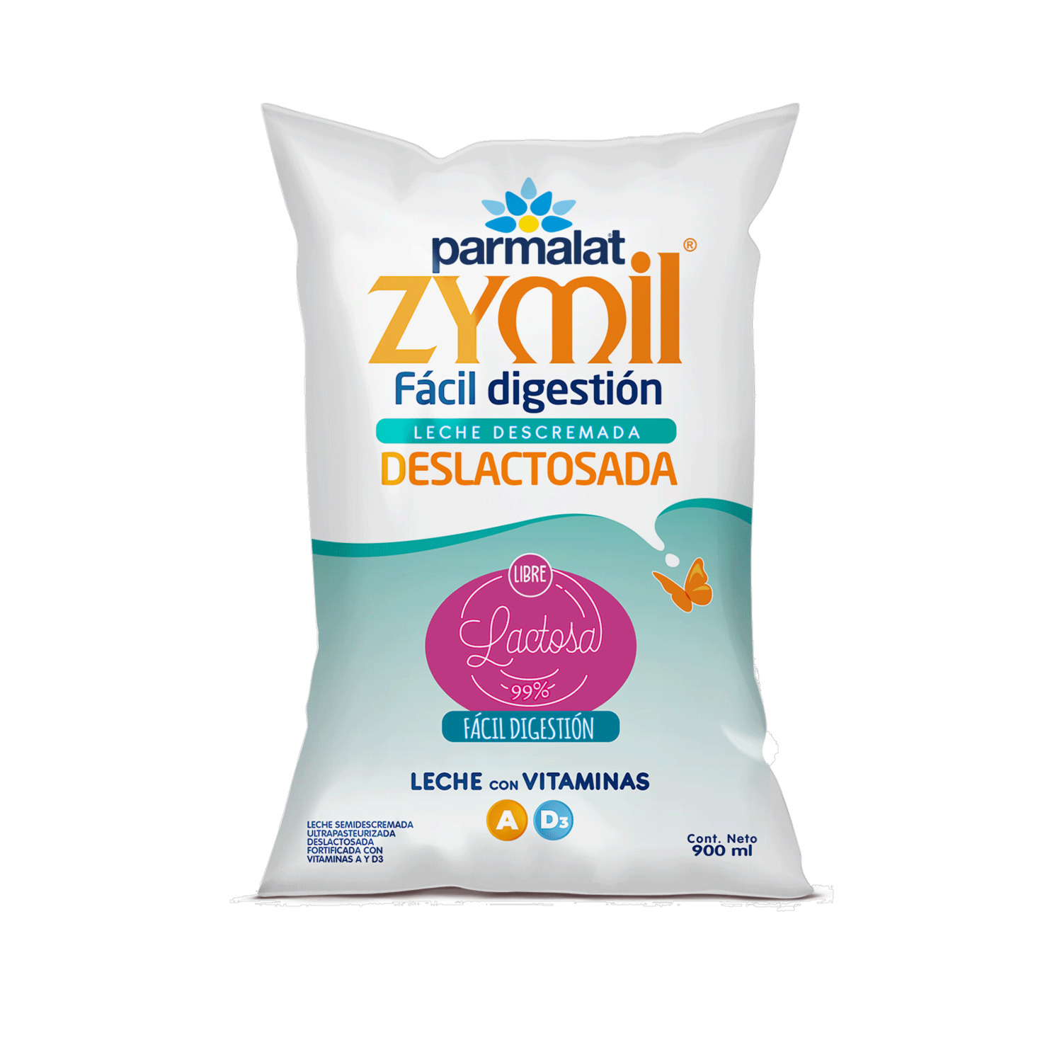 Leche Descremada Deslactosada Zymil PARMALAT 900 ML