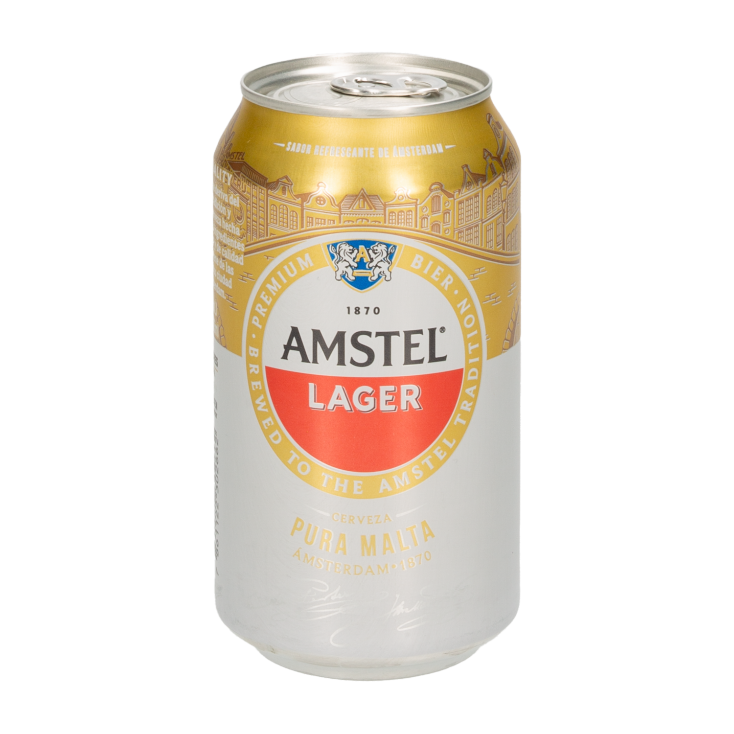 Cerveza Lager AMSTEL 355 ML