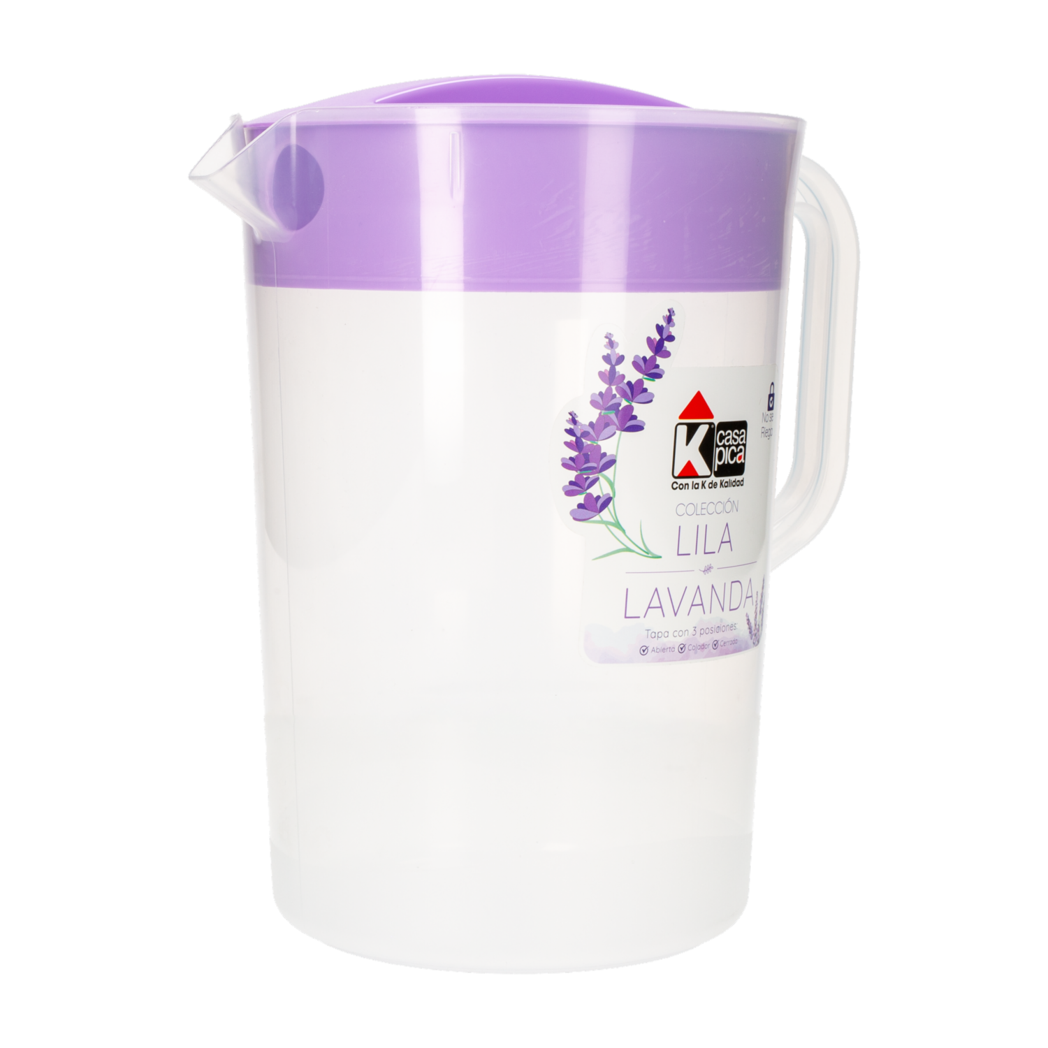 Jarra Plástica Línea Lavanda Color Lila CASA PICA Unidad
