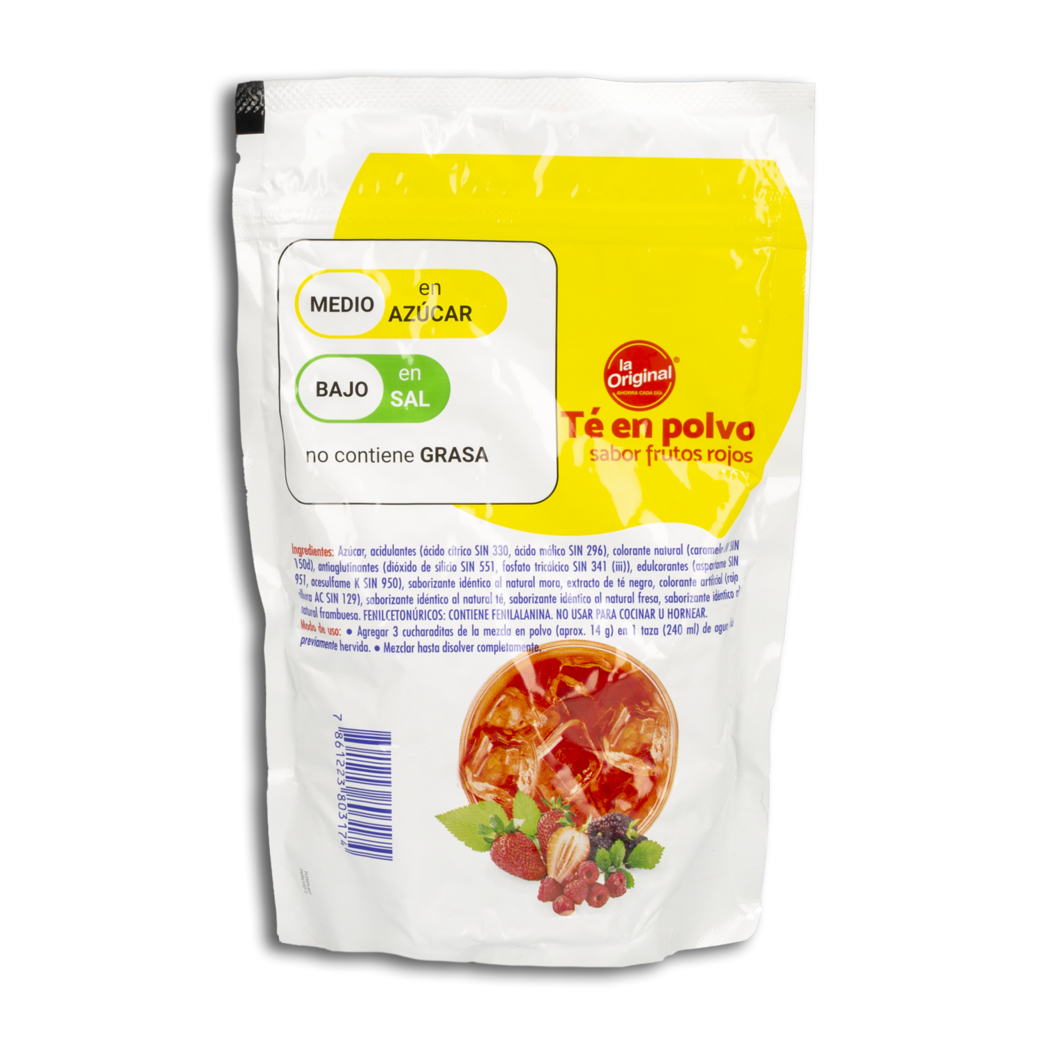 Té En Polvo Sabor A Frutos Rojos LA ORIGINAL 266 G