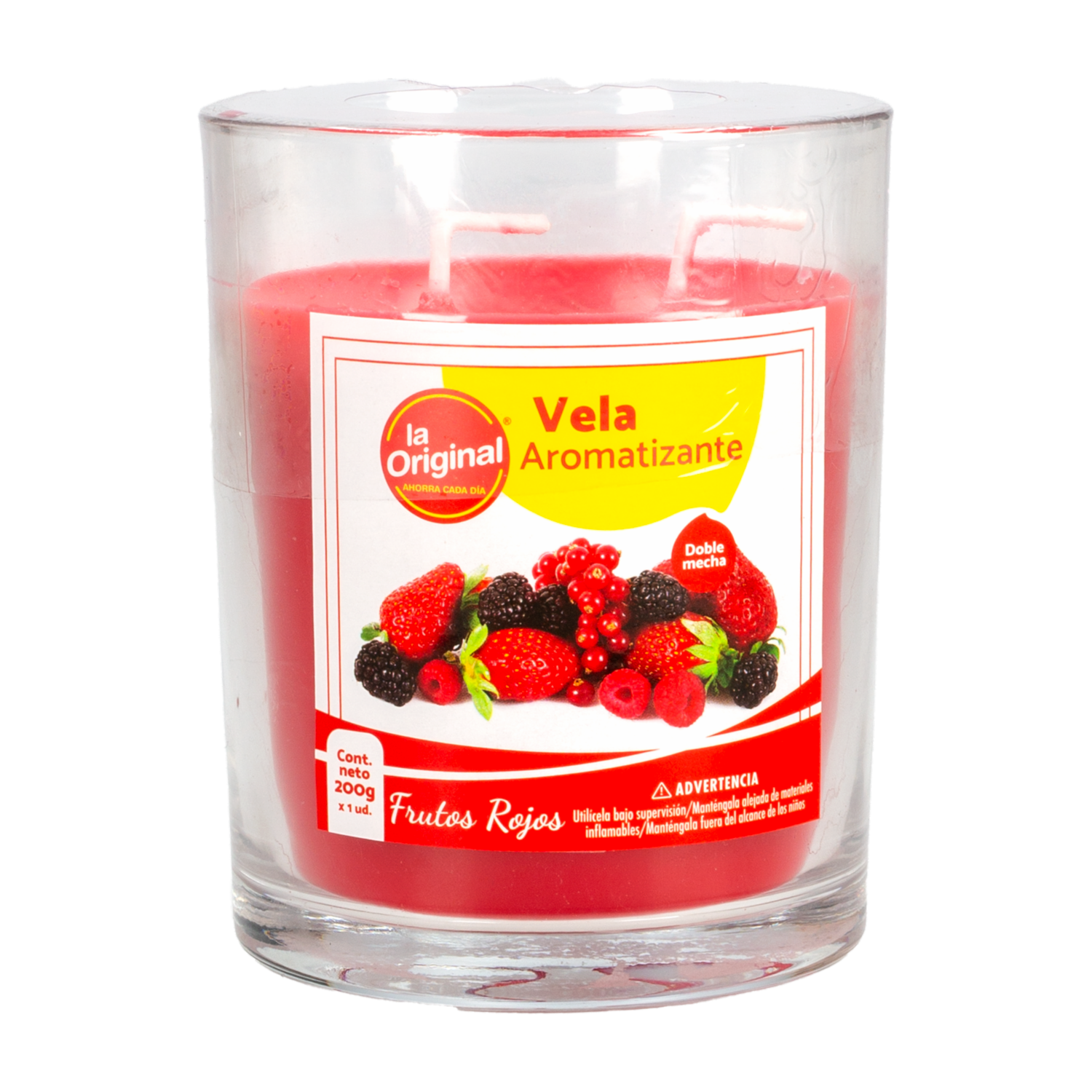 Vela Aromática Frutos Rojos LA ORIGINAL 200 G