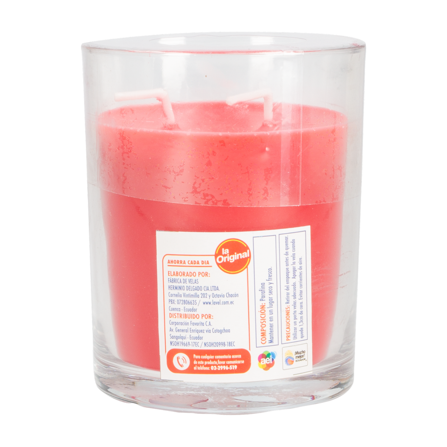 Vela Aromática Frutos Rojos LA ORIGINAL 200 G