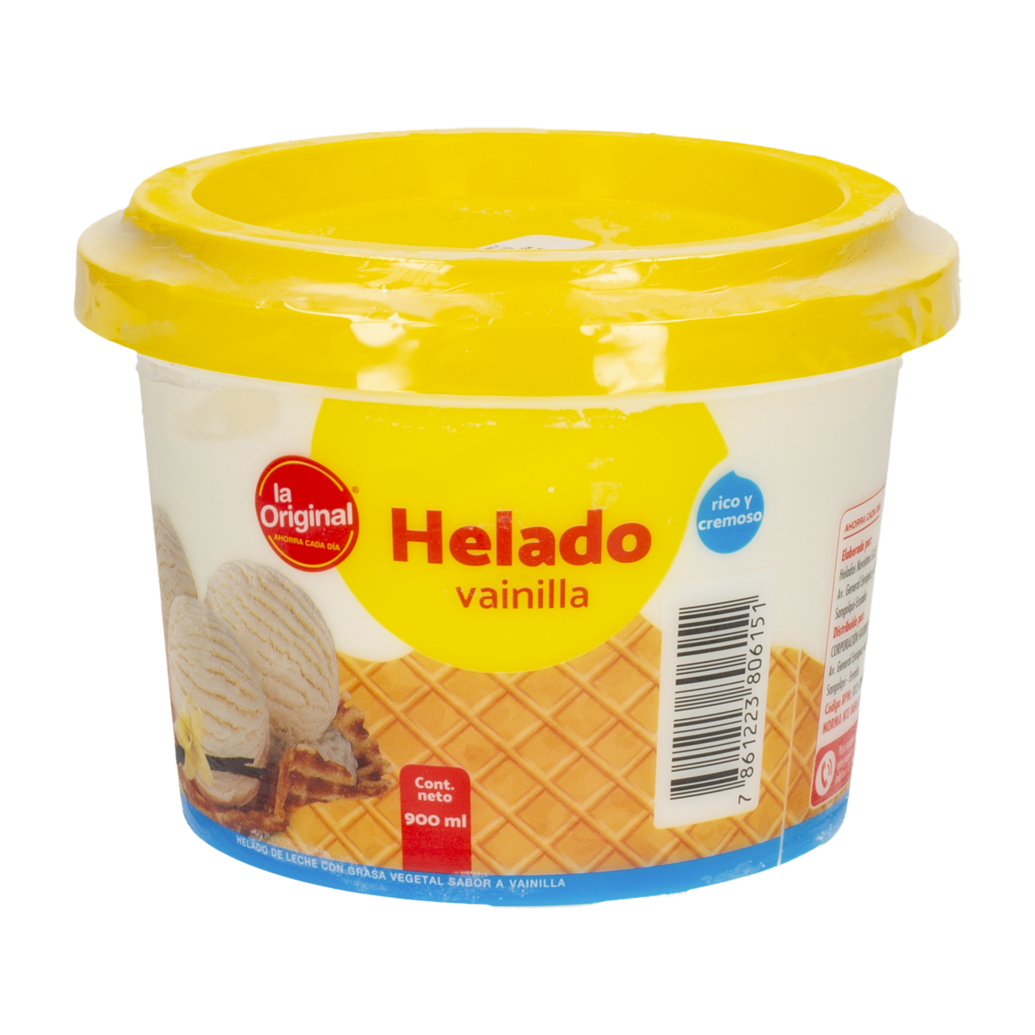 Helado Vainilla LA ORIGINAL 900 Ml