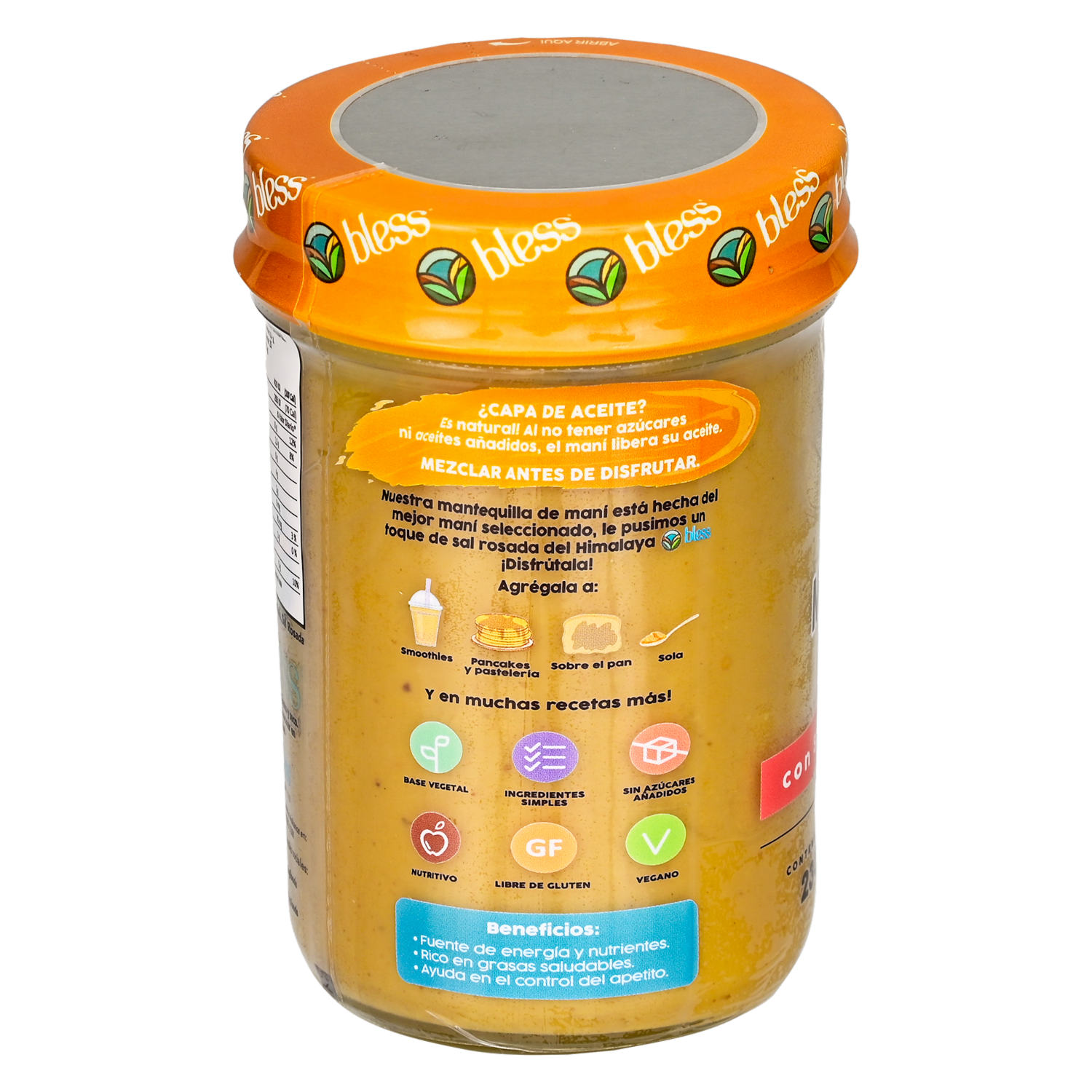 Mantequilla De Maní Con Sal Rosada Del Himalaya BLESS 230G