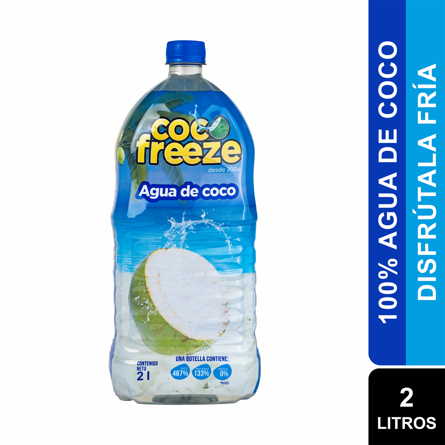 Agua De Coco Fresca COCO FREEZE 2000 Ml