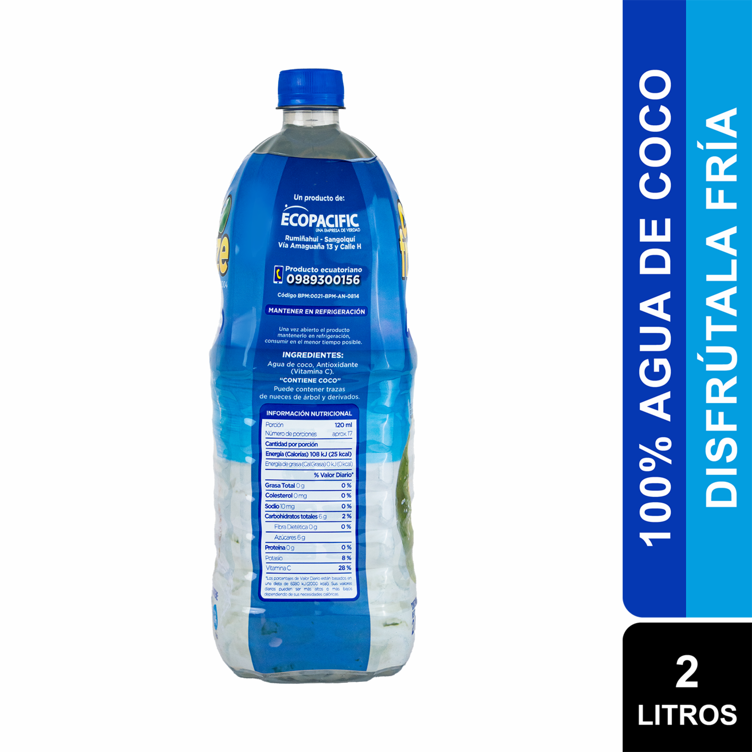 Agua De Coco Fresca COCO FREEZE 2000 Ml