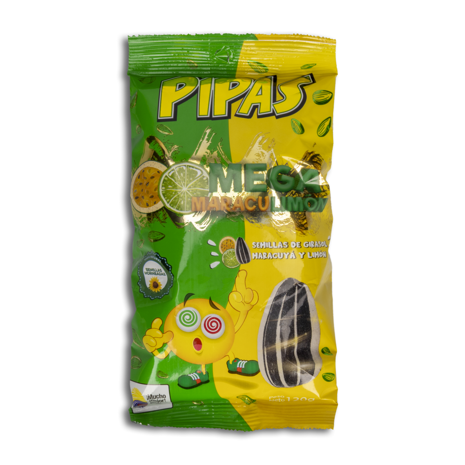 Semillas De Girasol Sabor Maraculimon PIPAS 120 G