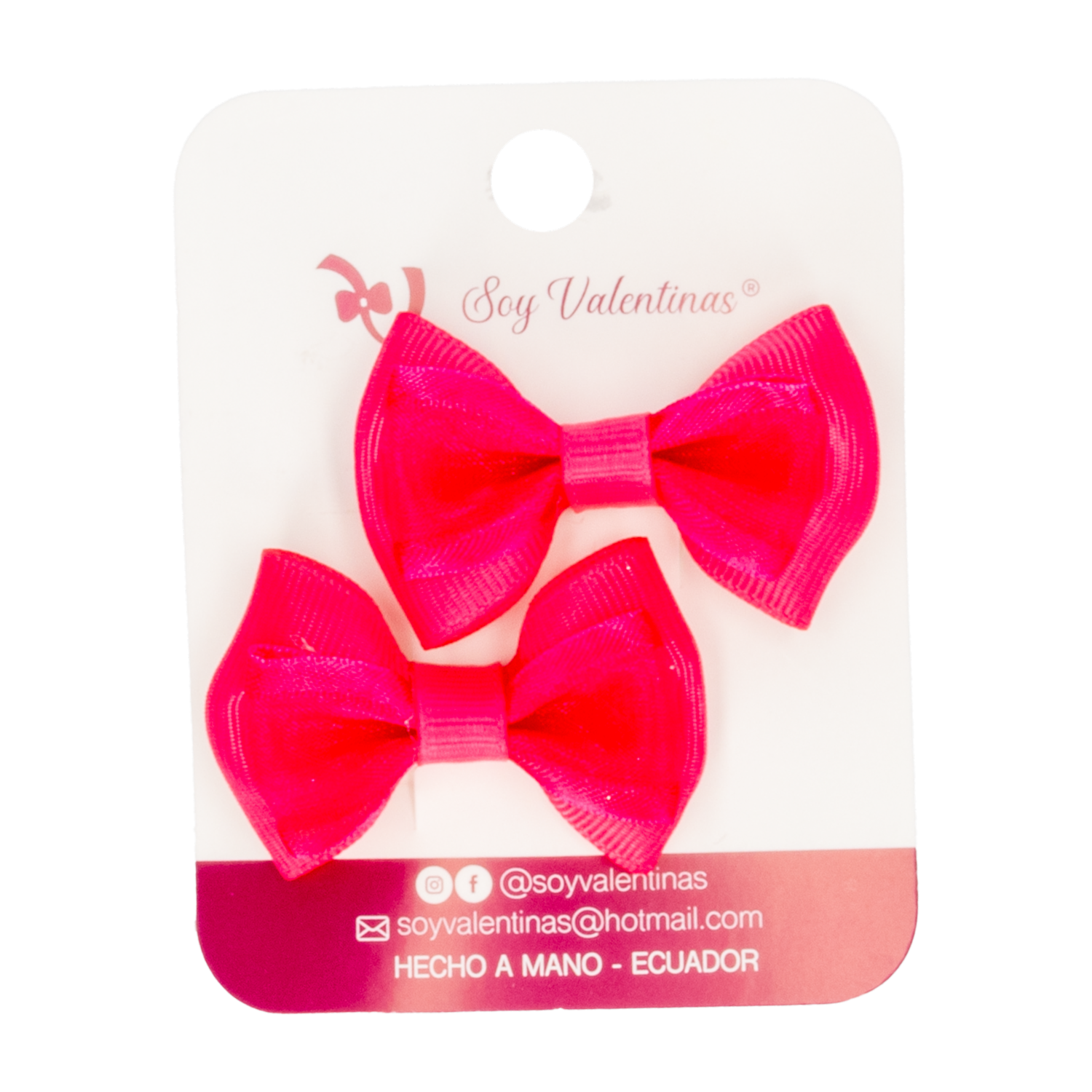 Vinchas De Cabello Lazo Organza Pequeño Varios Colores SOY VALENTINAS X 2 Uds