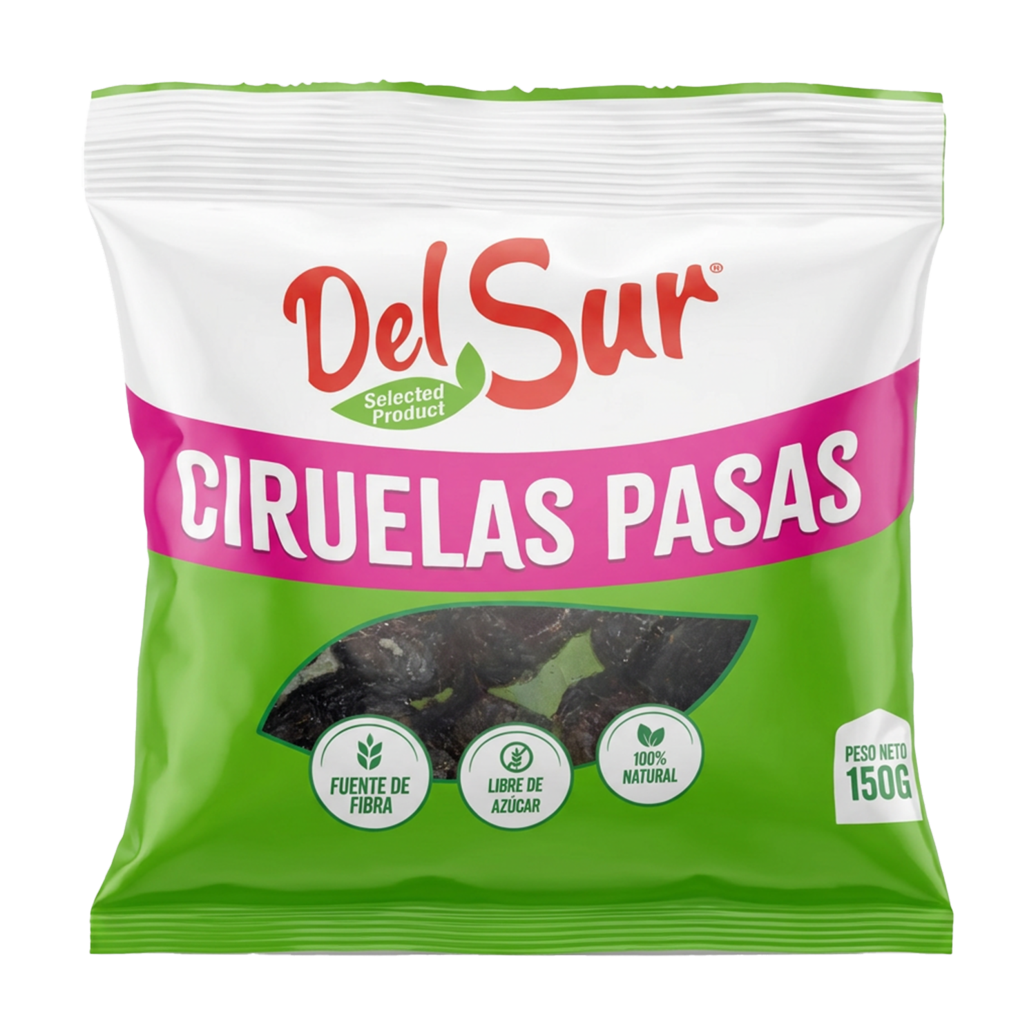 Ciruelas Libre De Azúcar DEL SUR 150 G
