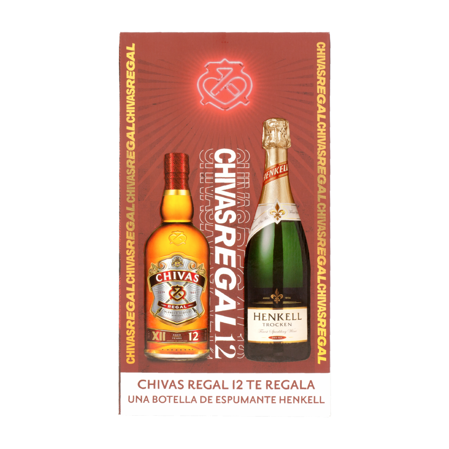 Whisky + Espumante Henkell Trocken CHIVAS REGAL Pack 2 X 750 Ml