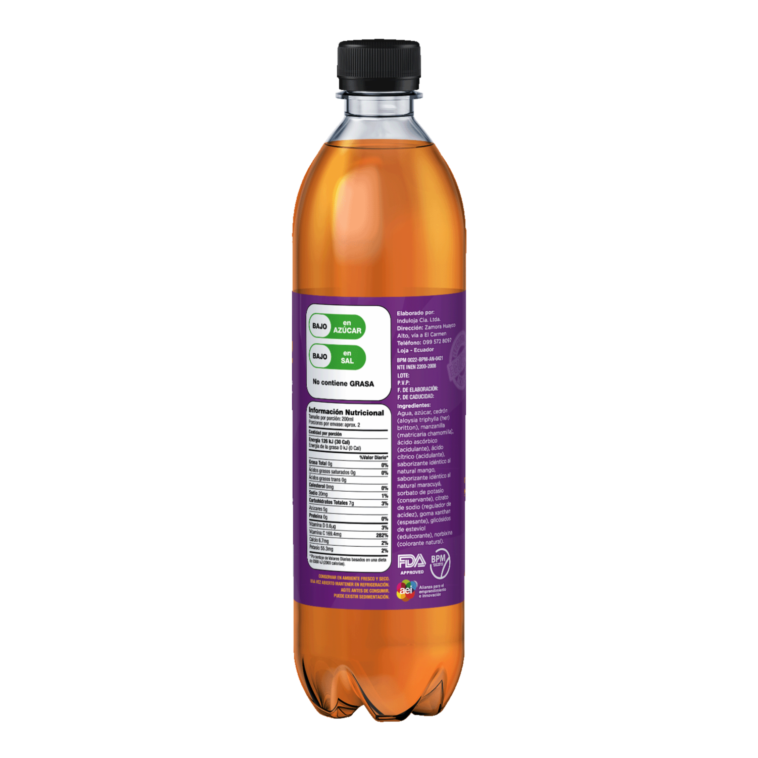 Té Frio Frutos Tropicales Con Manzanilla Y Cedrón FORESTEA 400 Ml