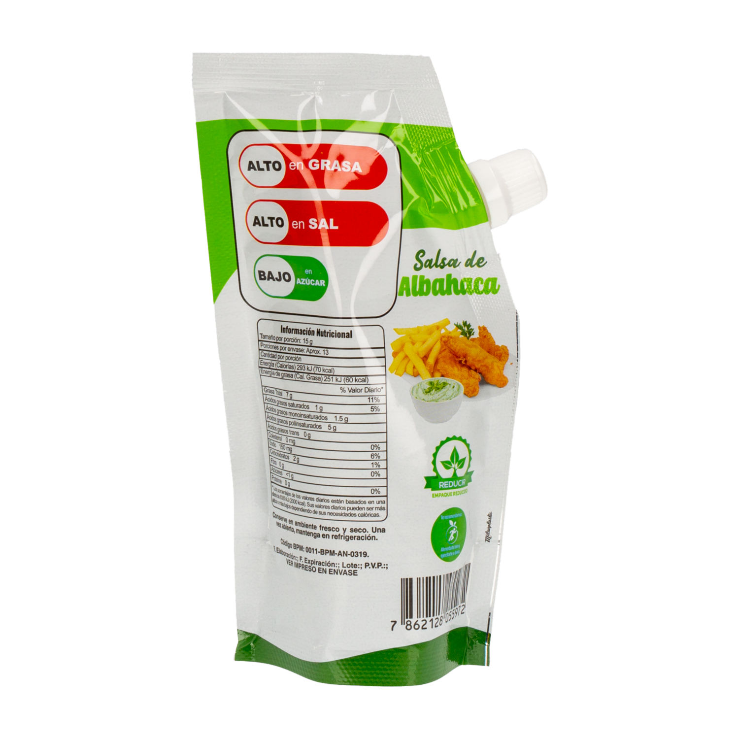 Mayonesa De Albahaca CONDIMENSA 200 G