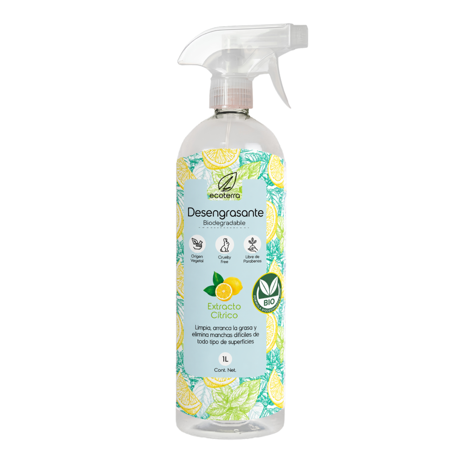 Desengrasante Multiuso ECOTERRA 1 L