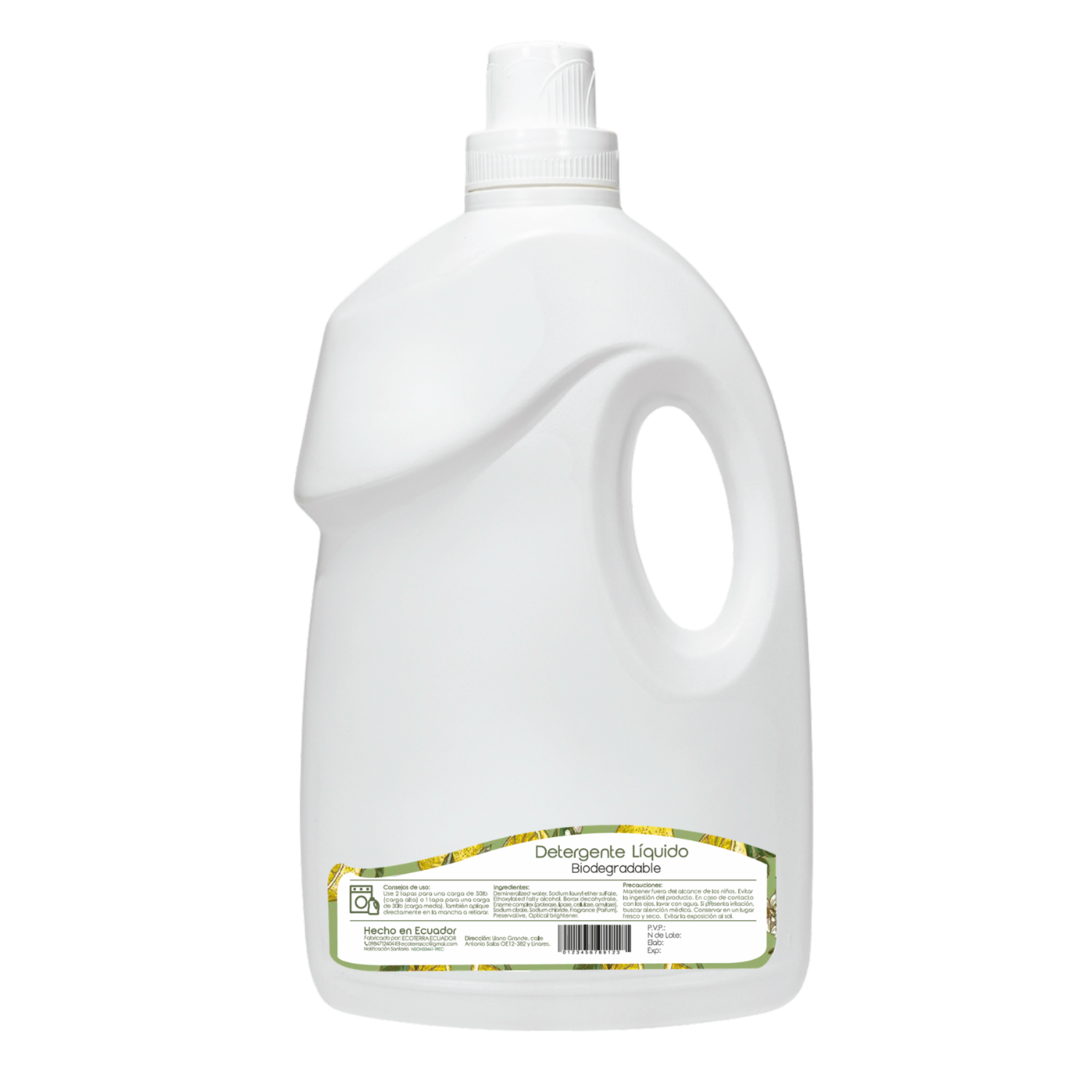 Detergente Líquido Biodegradable ECOTERRA 2 L