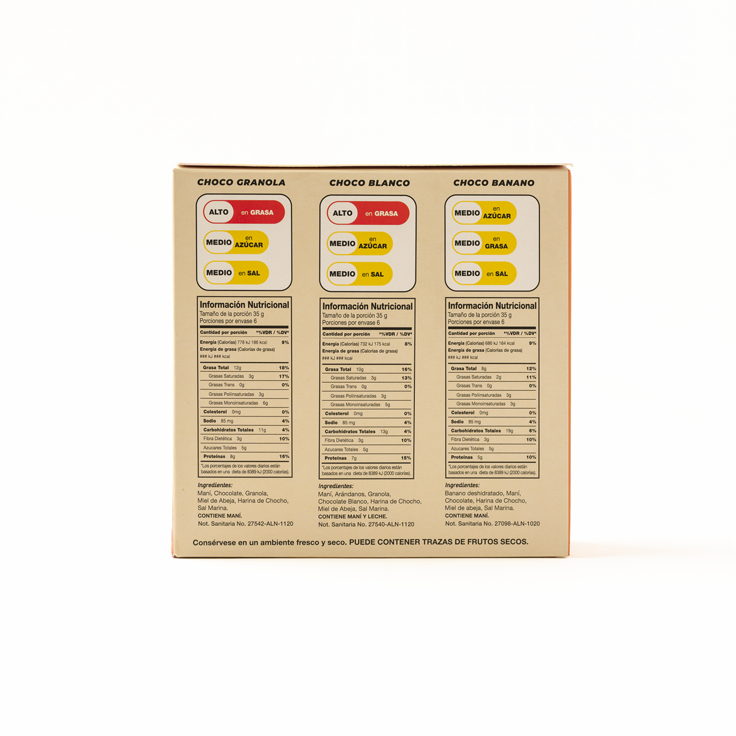 Barras Energéticas Mix De Sabores KANDÚ 140 G