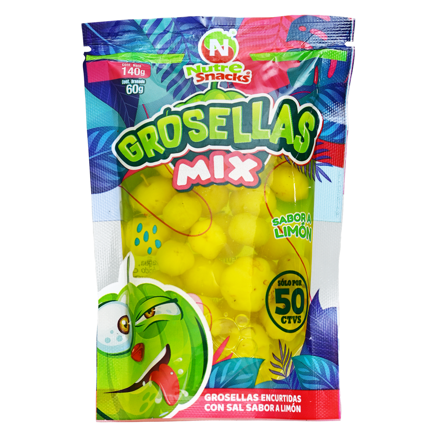 Grosellas Con Limón Y Sal NUTRE SNACKS 60 g