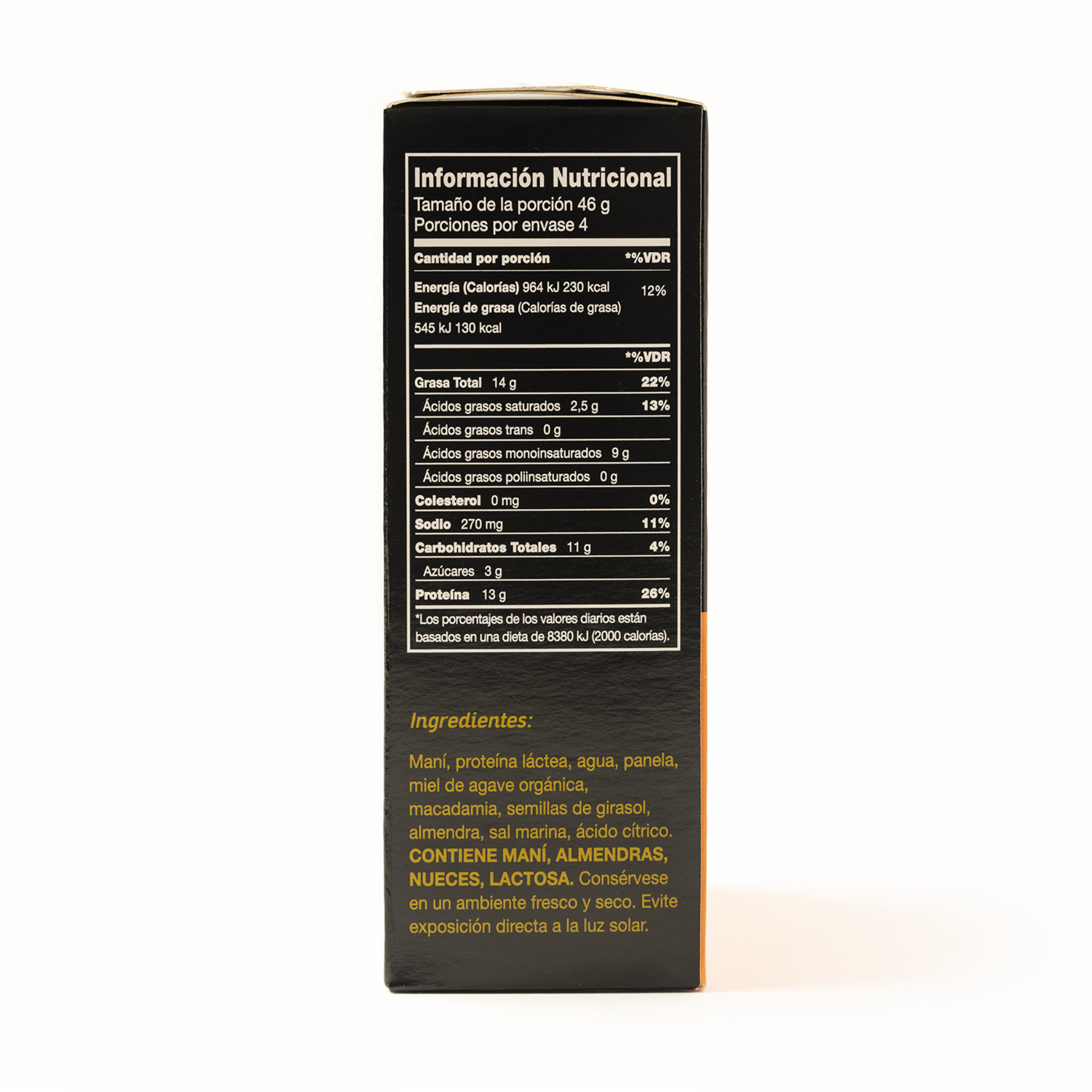 Barra De Proteína Con Maní Sin Gluten KANDÚ 184 G