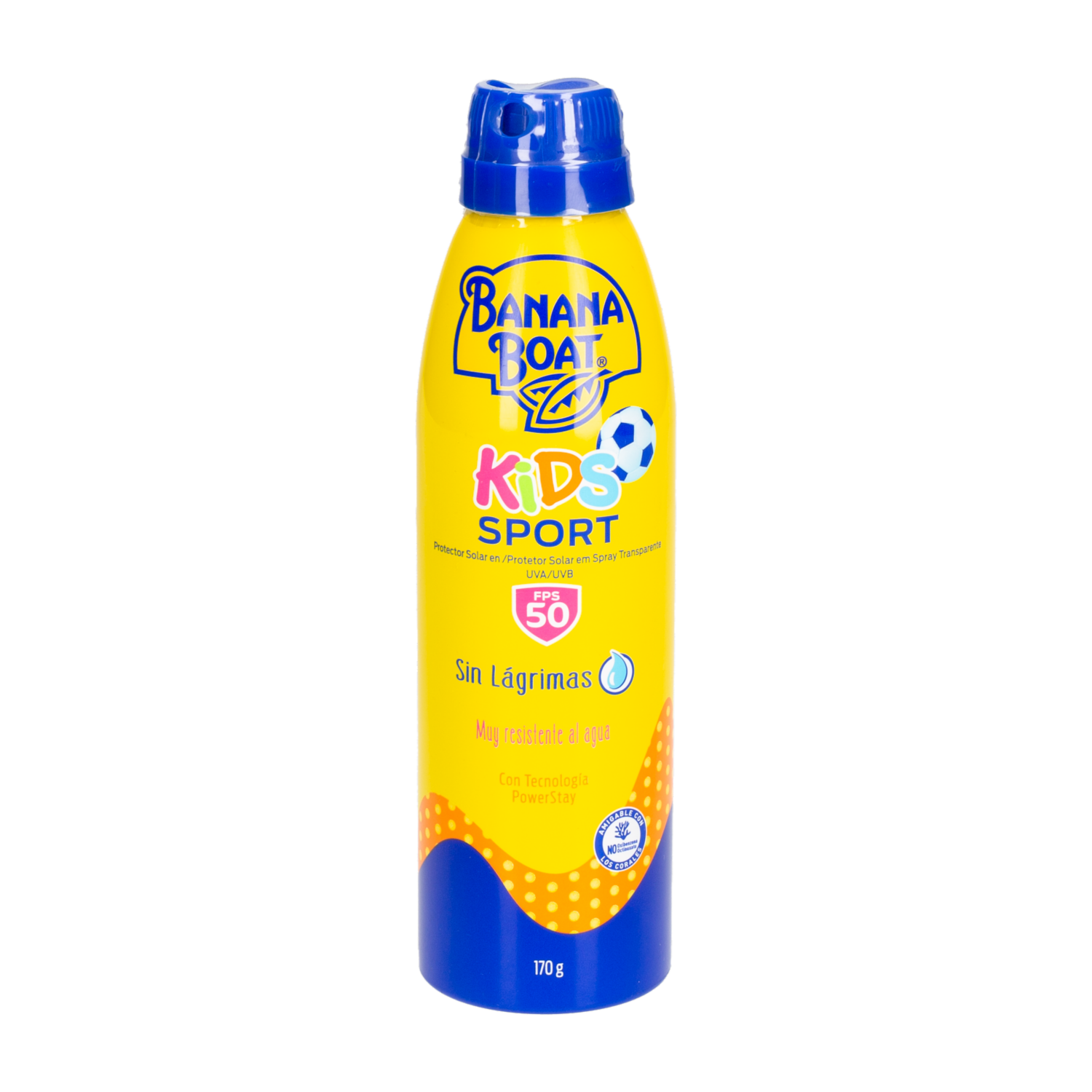 Protector Solar Infantil Kids Sport 50+ En Aerosol BANANA BOAT 170 Ml