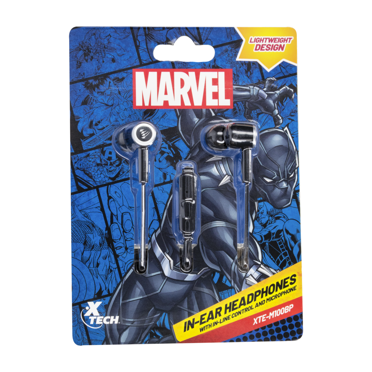 Audífonos Black Panter Marvel MM004XTK73 XTECH Con Cable