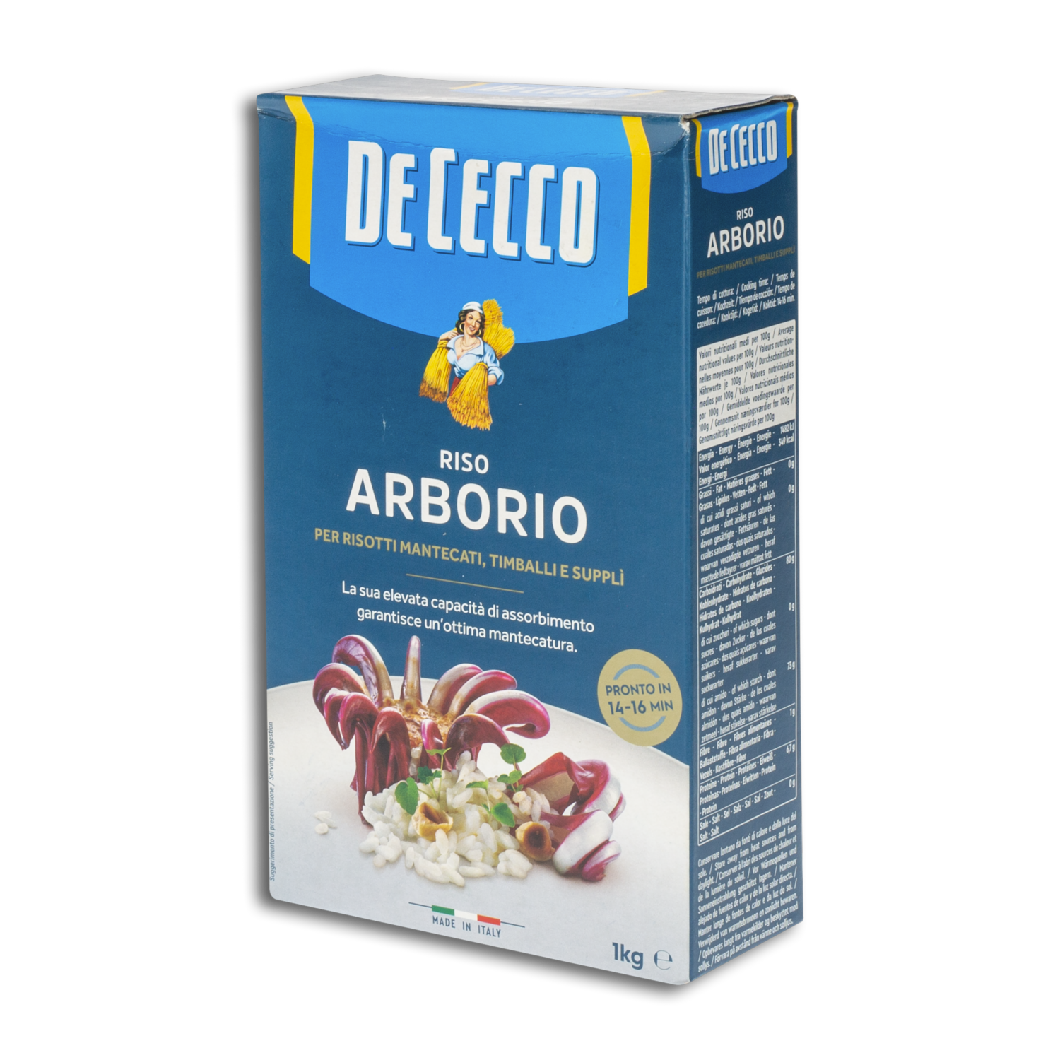 Arroz Especial Arborio DE CECCO 1000 G