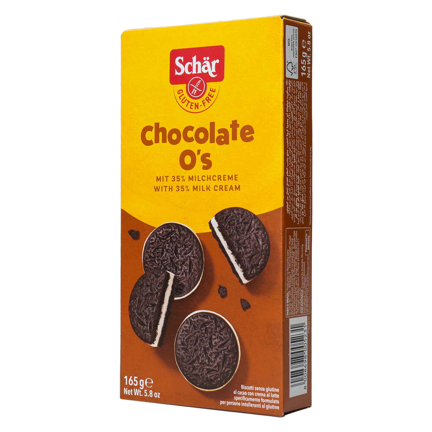 Galleta De Cacao Dobles SCHÄR 165 G