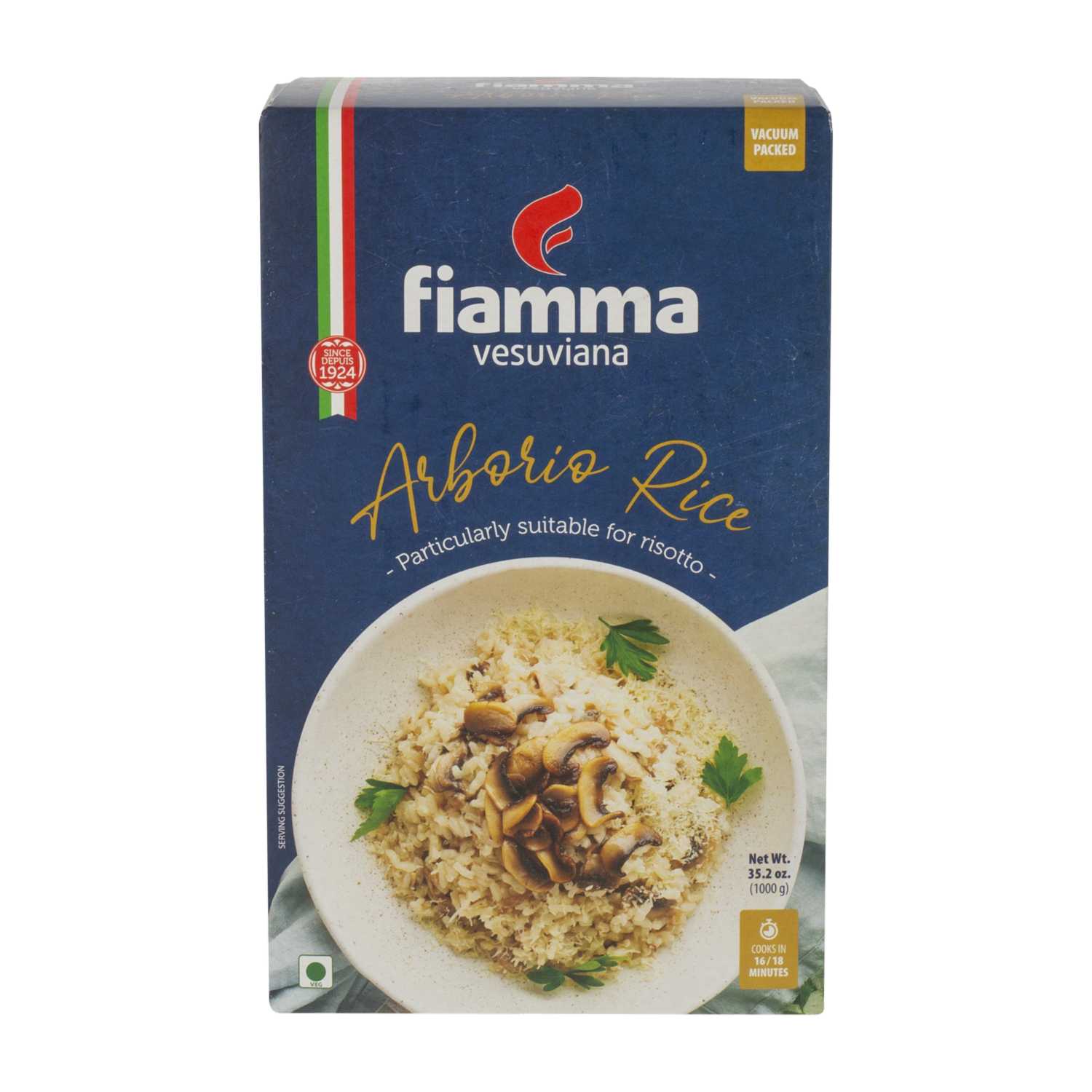 Arroz Especial Arborio FIAMMA VESUVIANA 1000 G