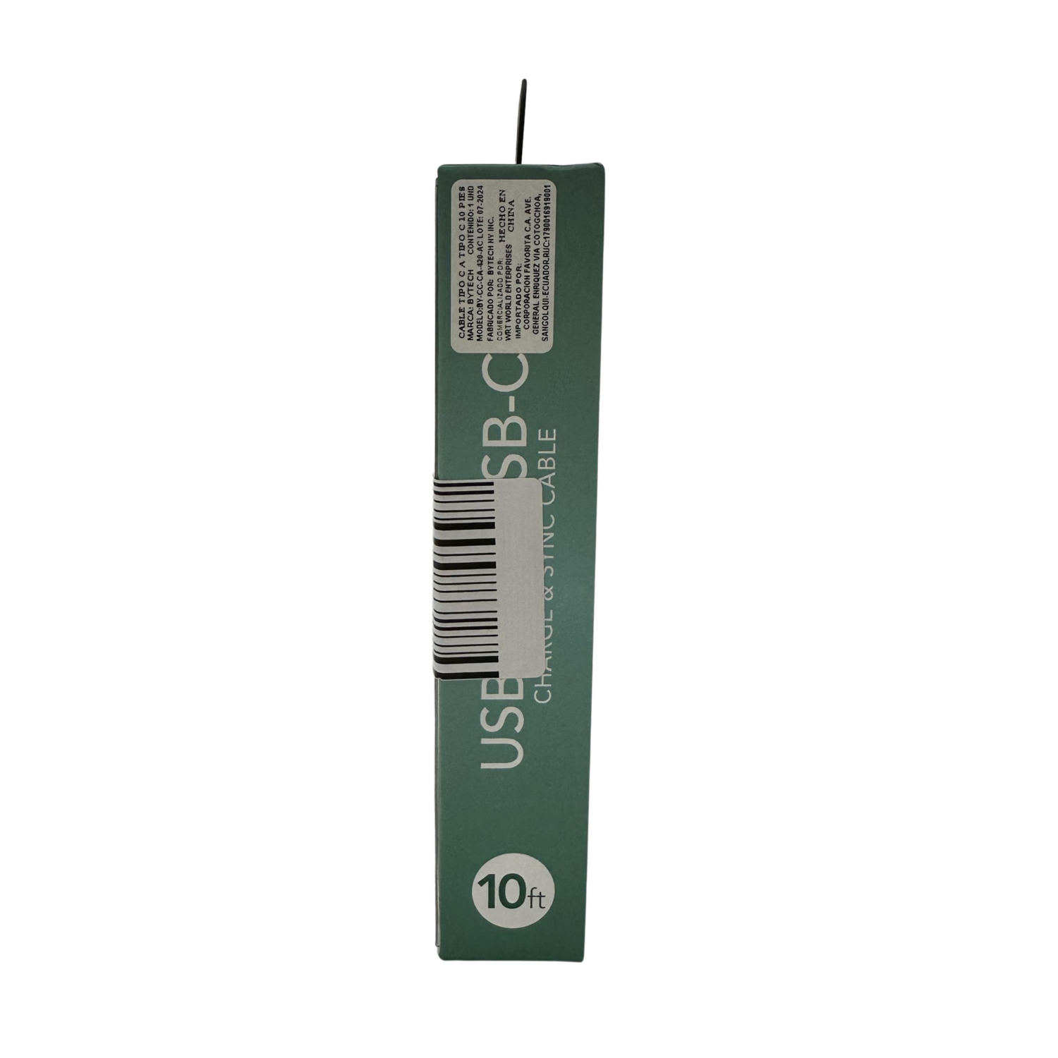 Cable Tipo C A Tipo C BYTECH 10 Pies