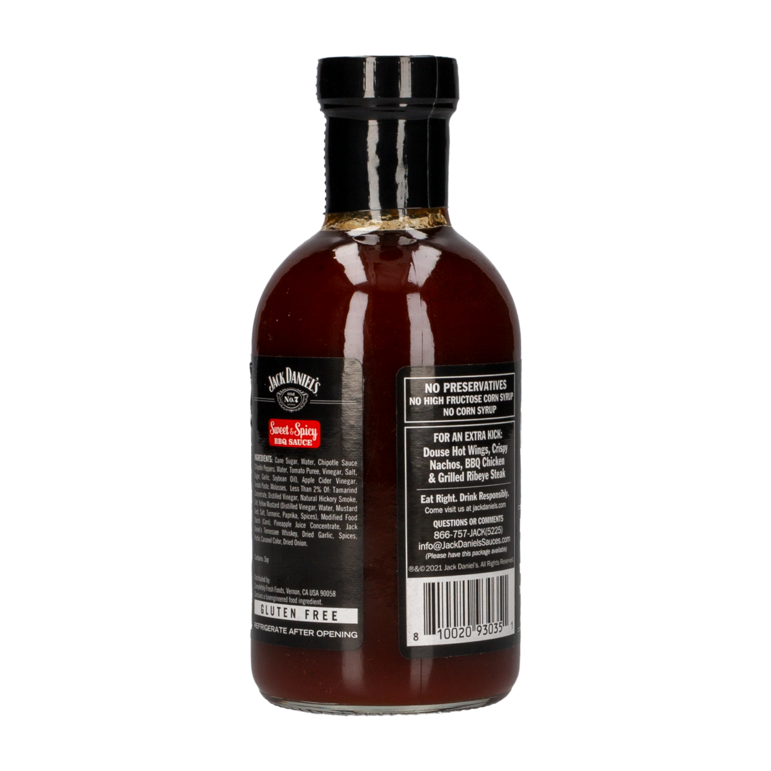 Salsa Bbq Dulce Picante JACK DANIEL’S 553 G