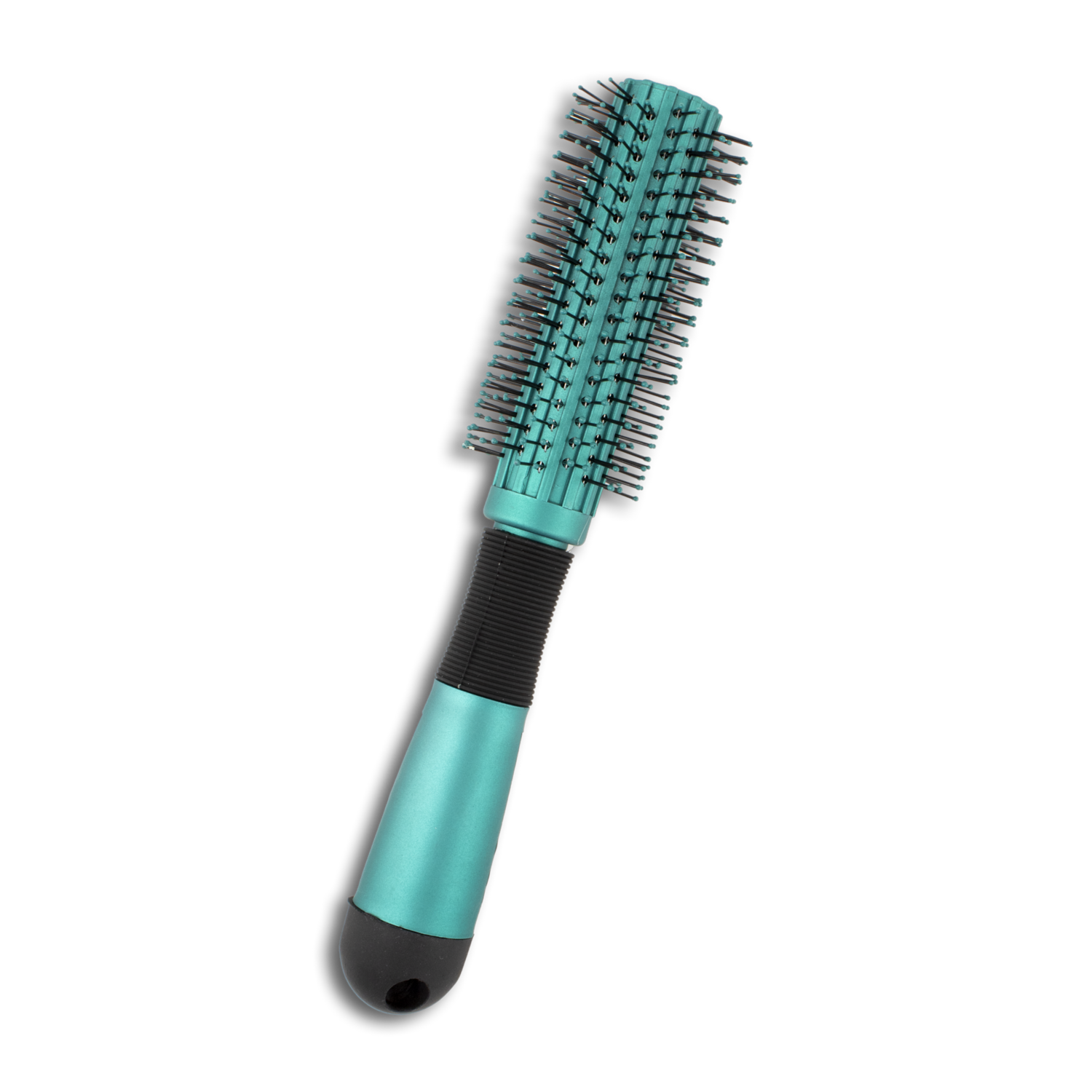 Cepillo De Cabello Cilíndrico Negro/Verde JOIA Unidad