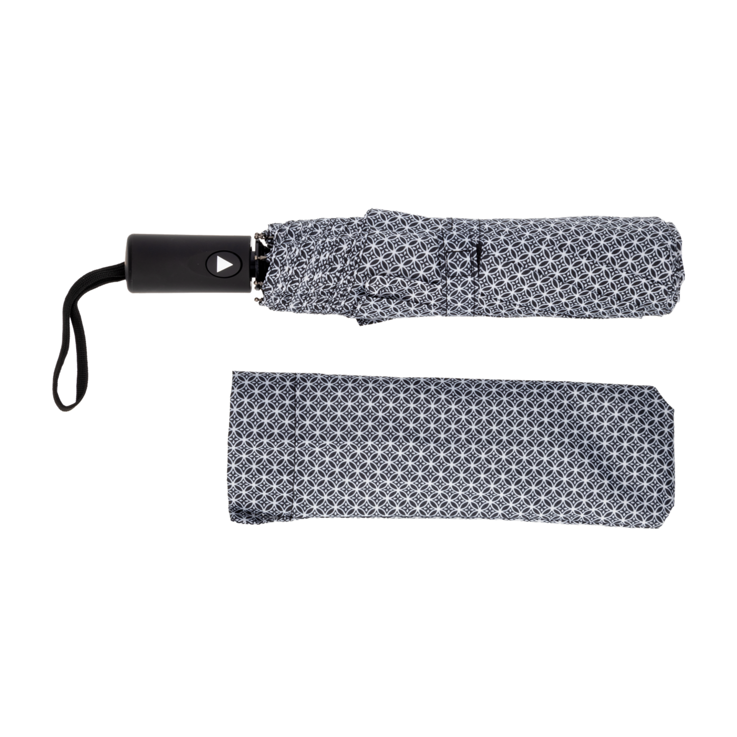 Sombrilla Negra Para Cartera FREE HOME Plástico