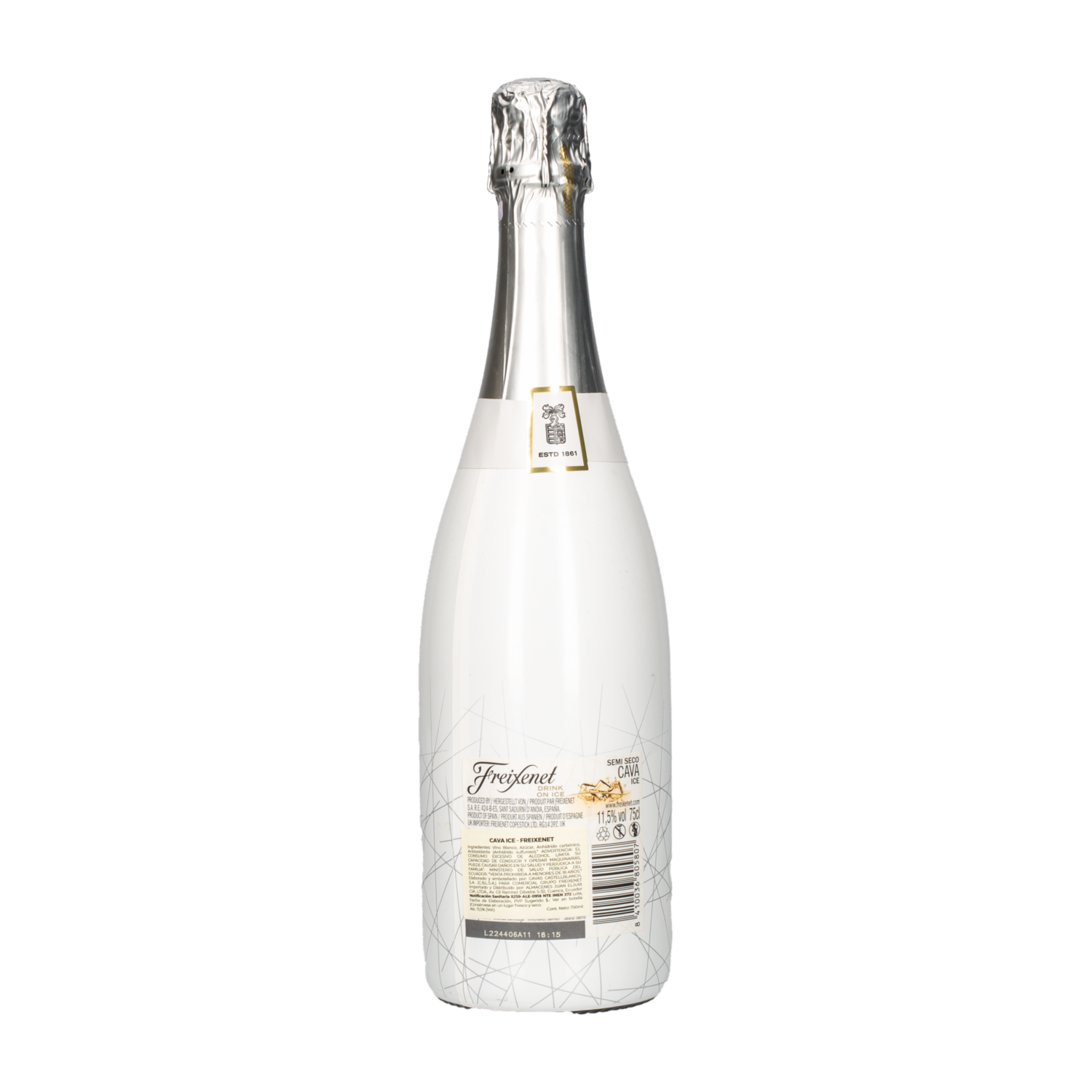 Vino Espumante Cava Español Ice Cuvee Especial FREIXENET 750 Ml