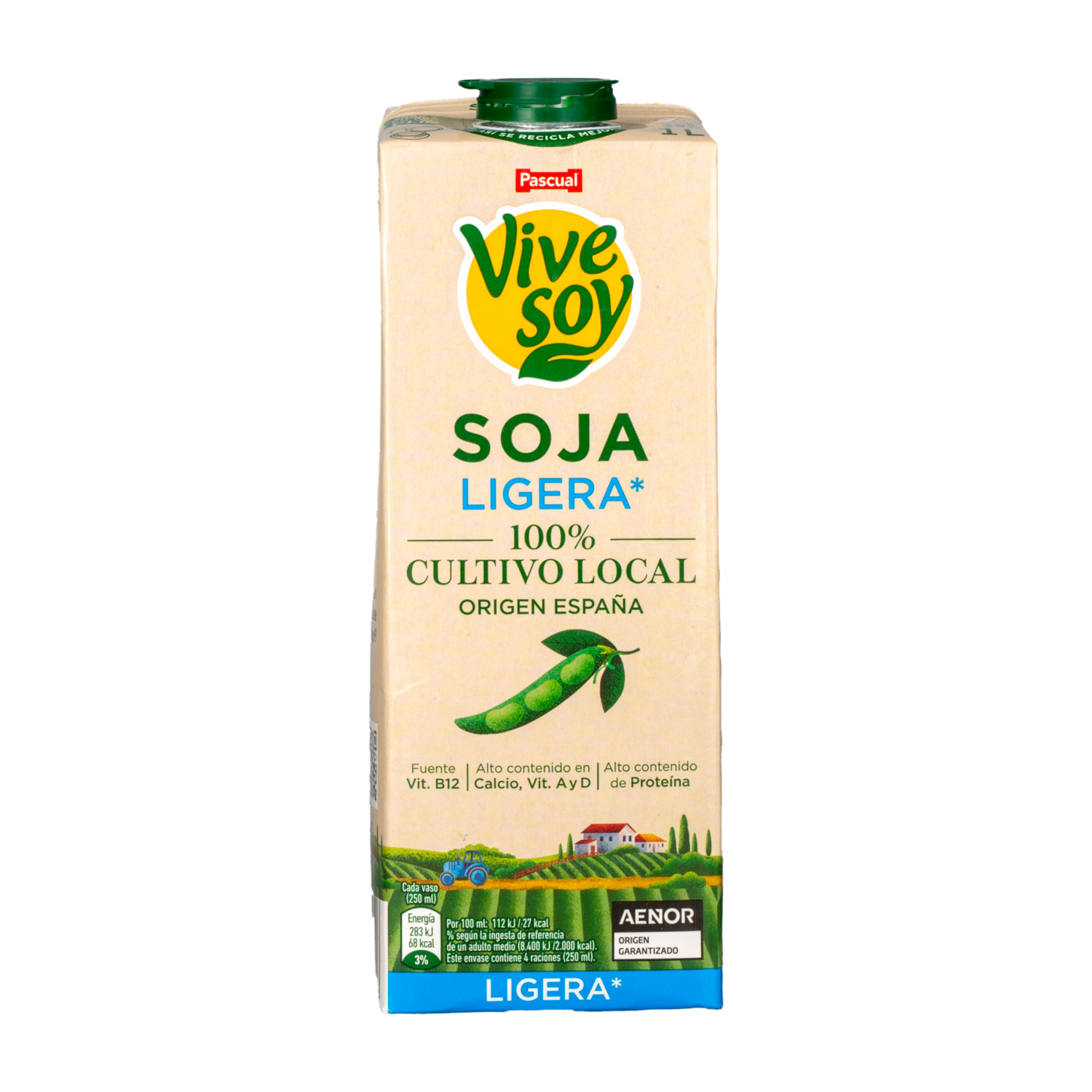 Bebida De Soya Ligera VIVE SOY 1 000 ml