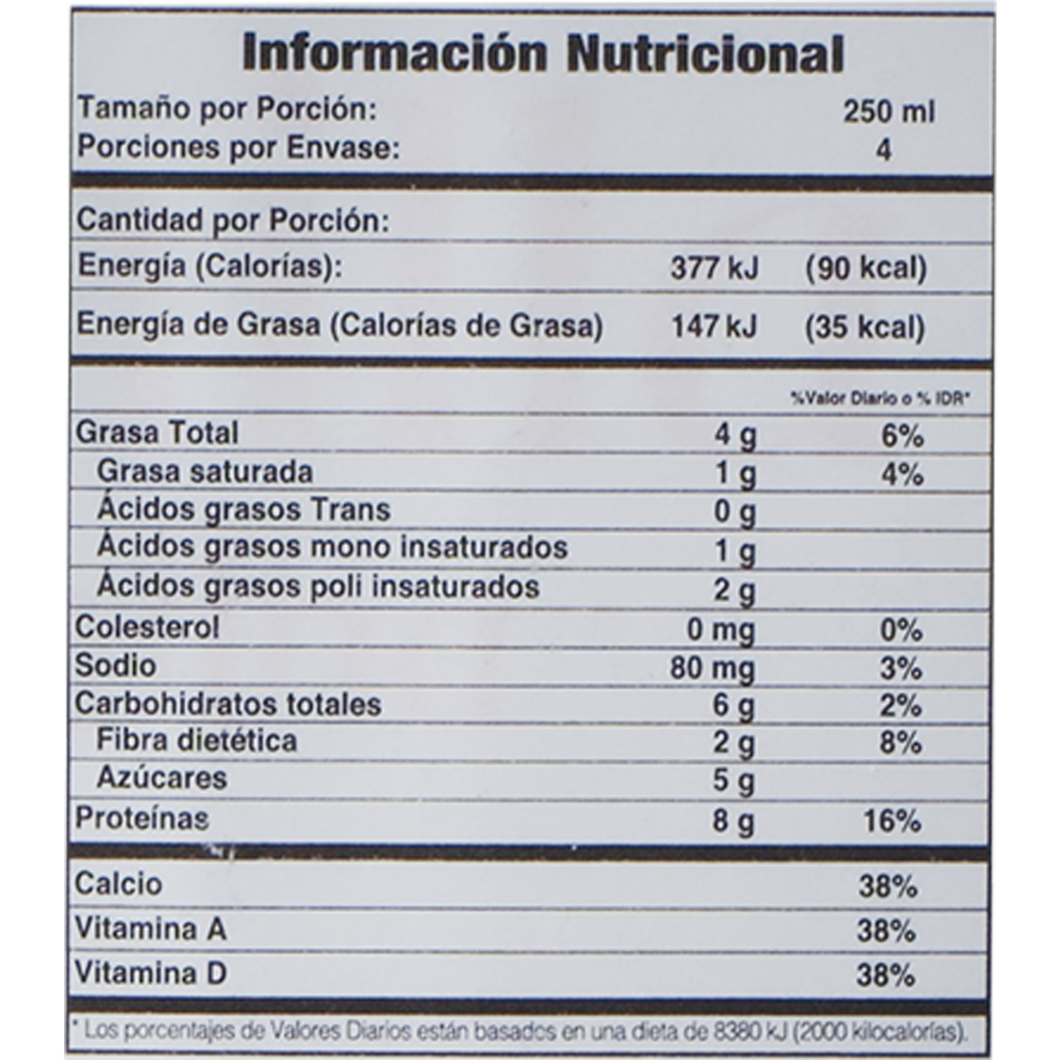 Bebida De Soya Sabor A Vainilla VIVE SOY 1 000 Ml