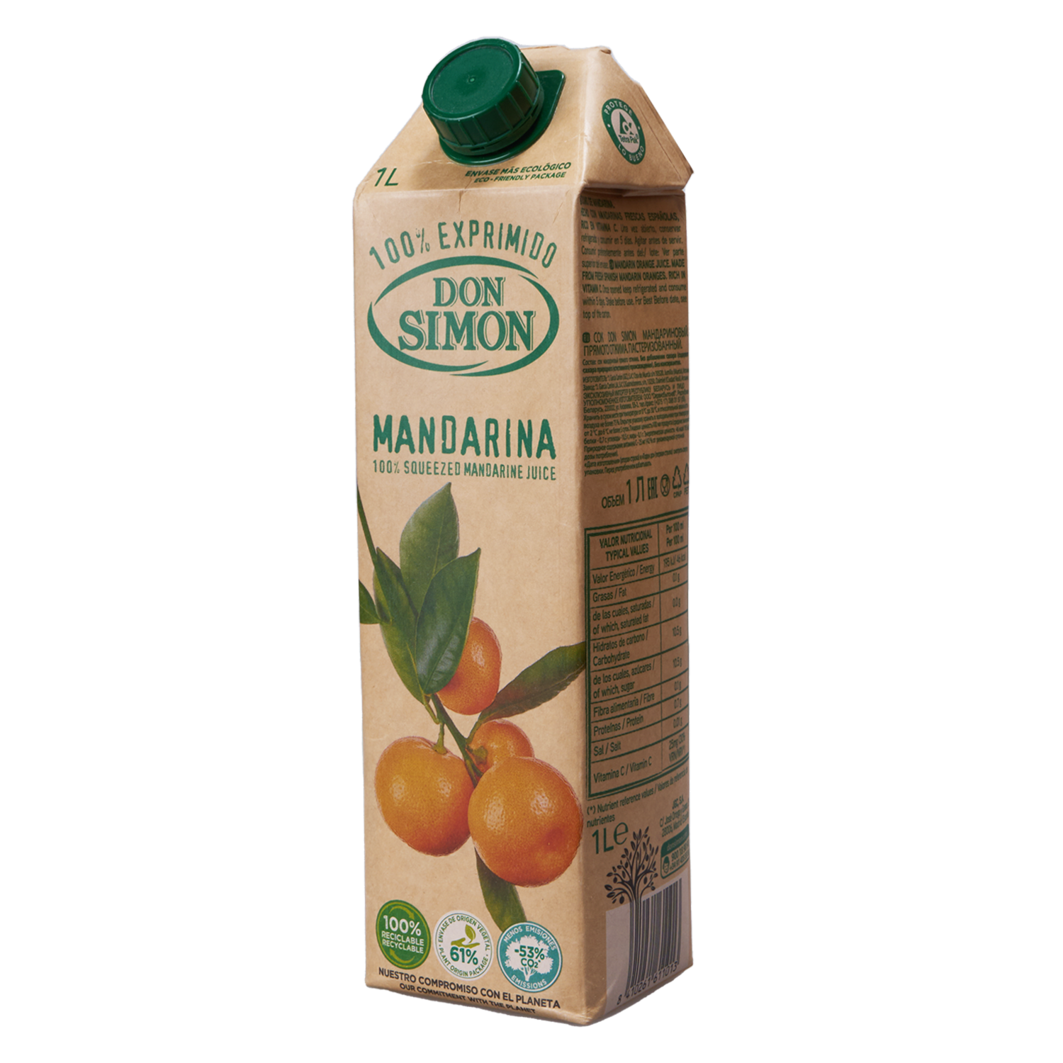 Zumo De Mandarina DON SIMON 1000 Ml