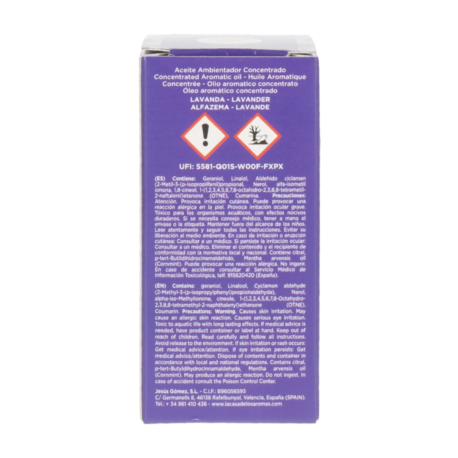 Aceite Aromático De Lavanda LA CASA DE LOS AROMAS 18 Ml