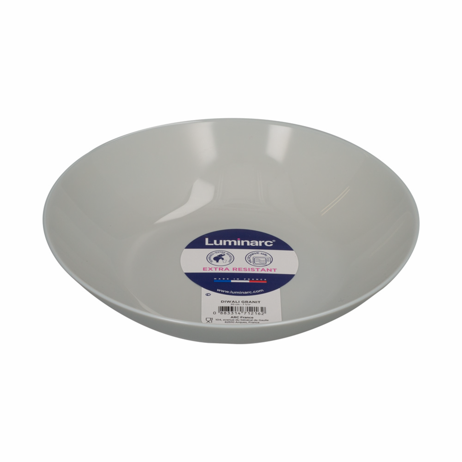 Plato Hondo Temperado Diwali Granit Sopu LUMINARC Unidad