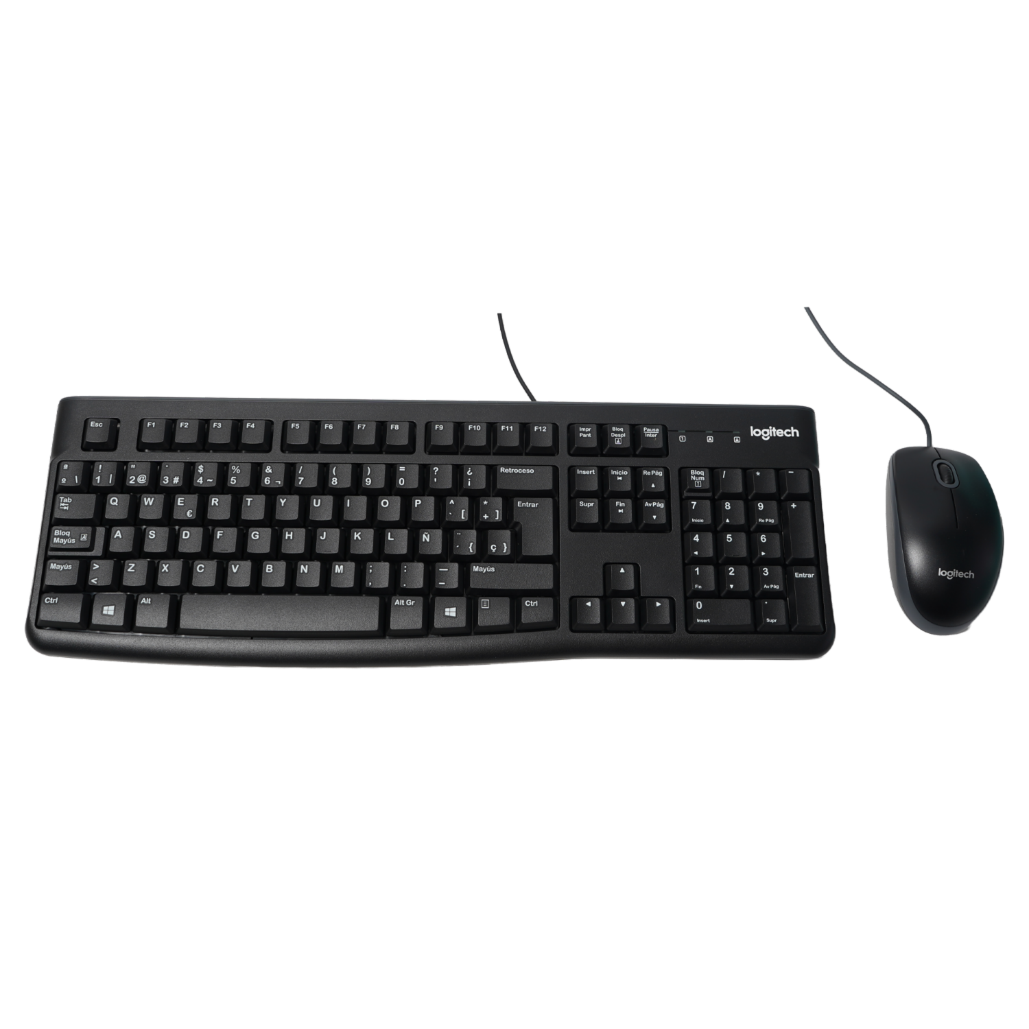 Teclado + Mouse Mk120 LOGITECH USB