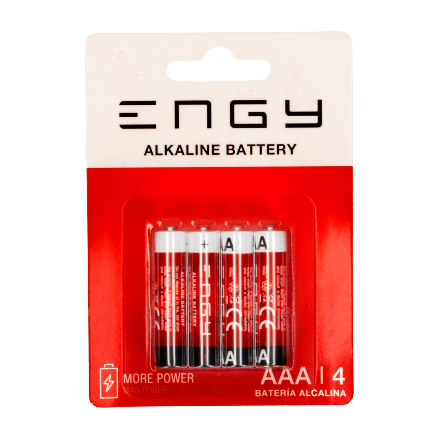 Pilas Alcalinas AAA ENGY X 4 Uds
