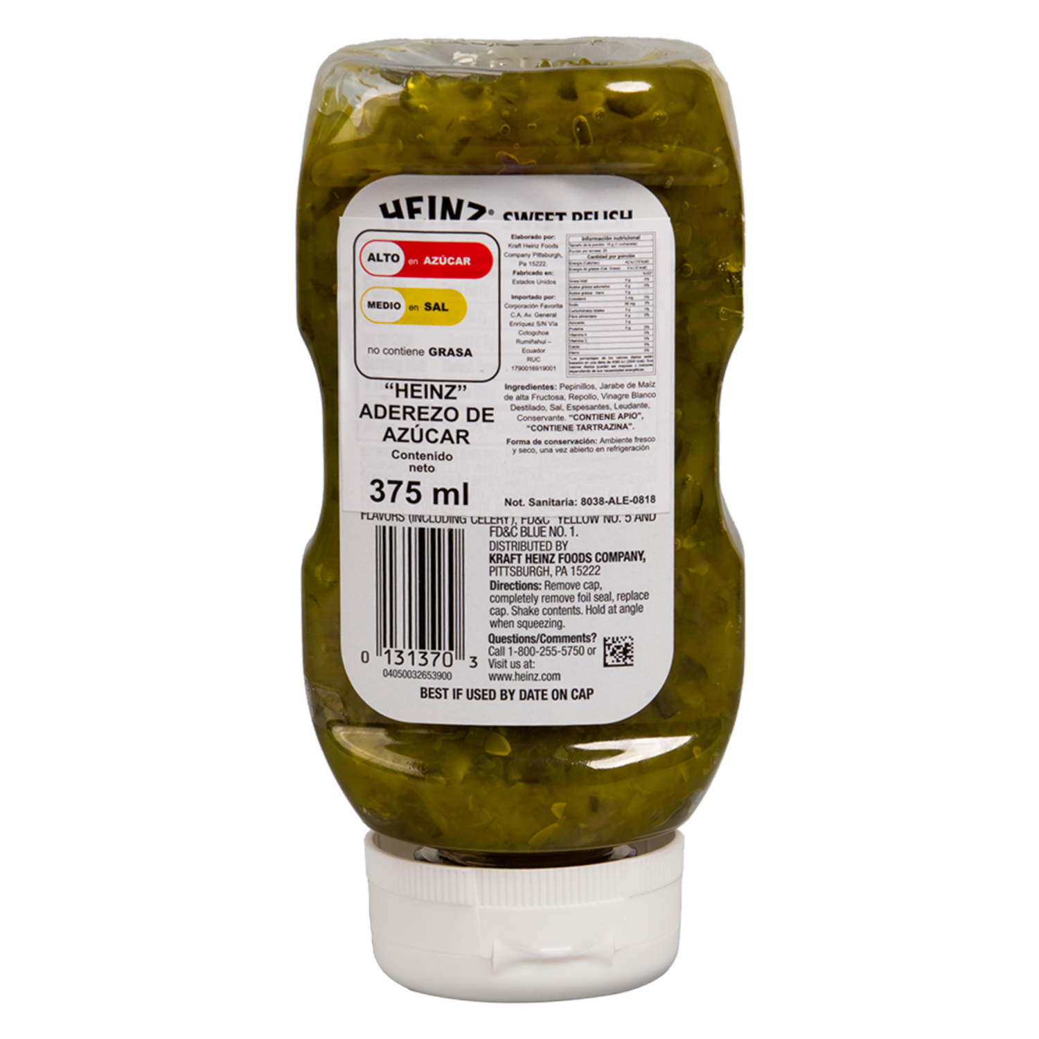 Aderezo Sweet Relish HEINZ Botella