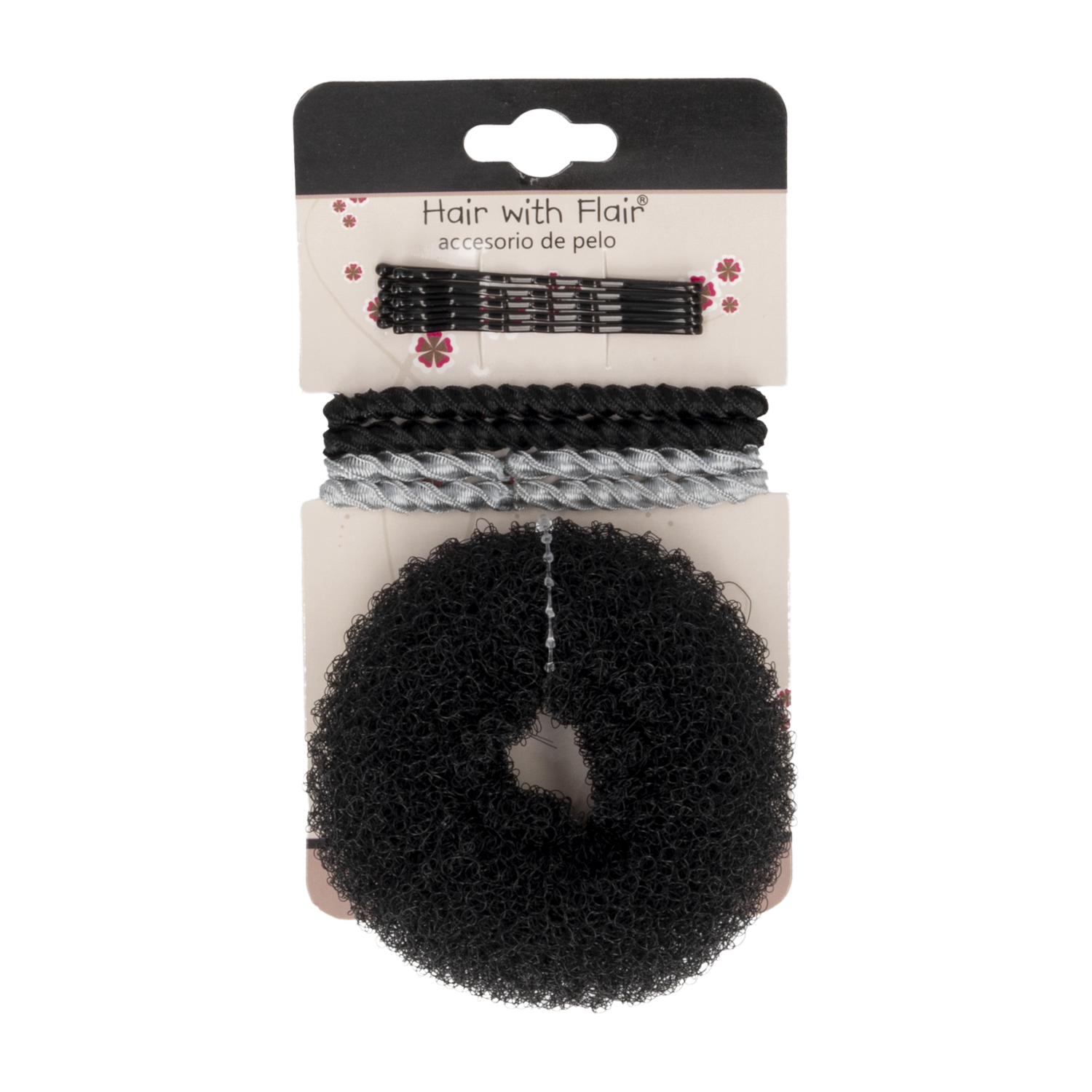 Accesorios Para Cabello Tipo Invisible y Ligas HAIR WITH FLAIR Set