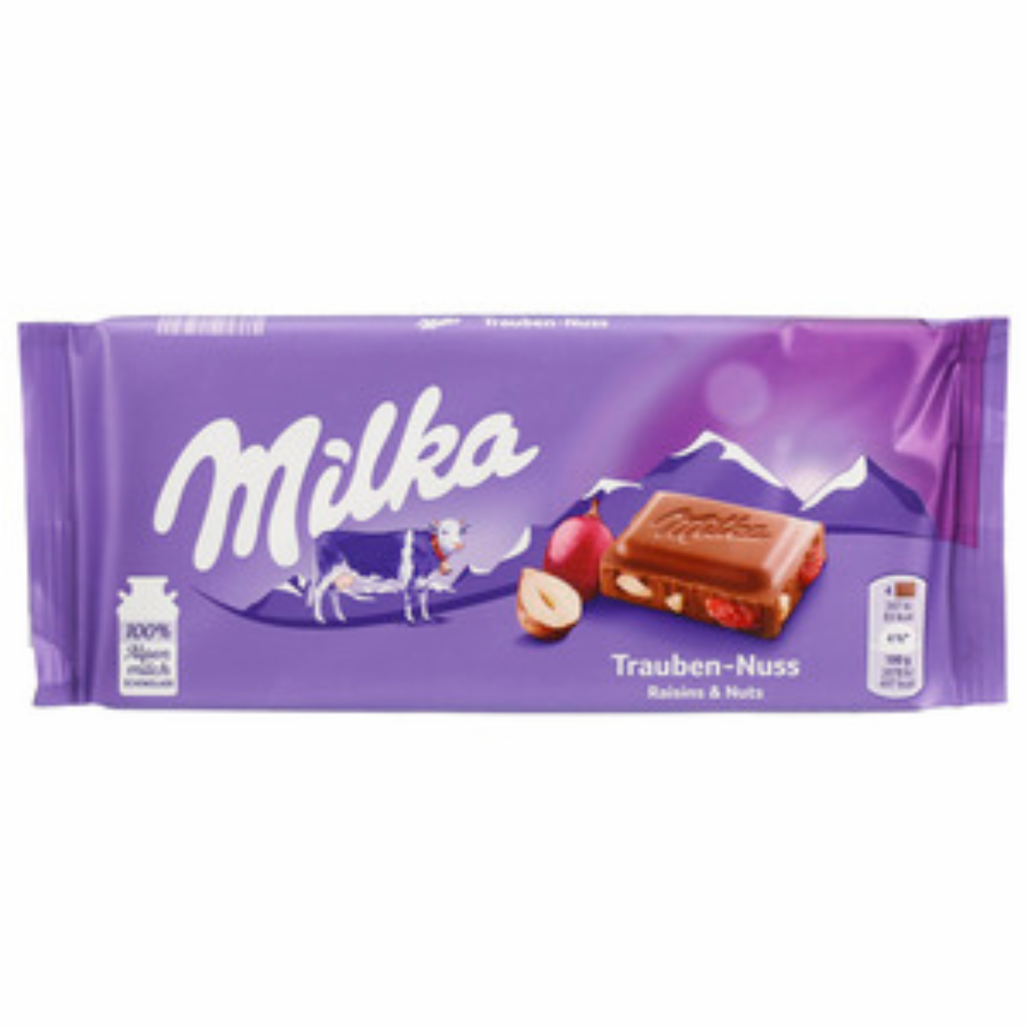 Chocolate Con Leche Pasas Y Avellanas MILKA 100 G
