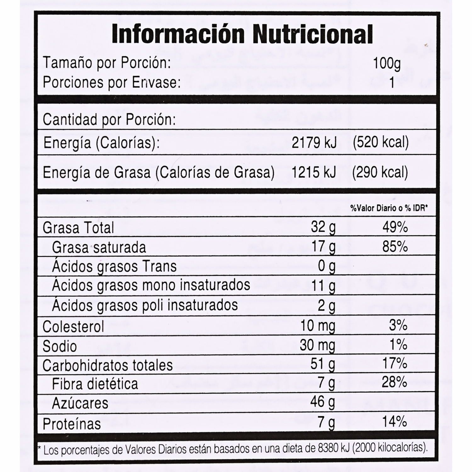 Chocolate Negro Excellence Onrange Intense LINDT 100 G