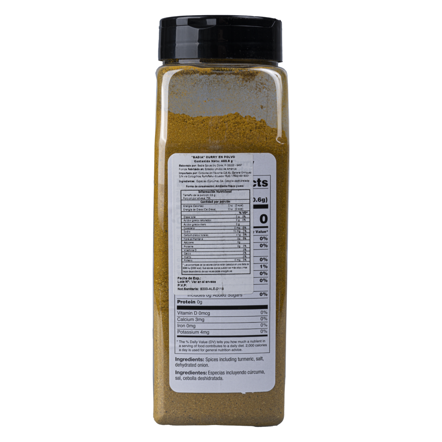 Curry En Polvo BADIA 453.60 G