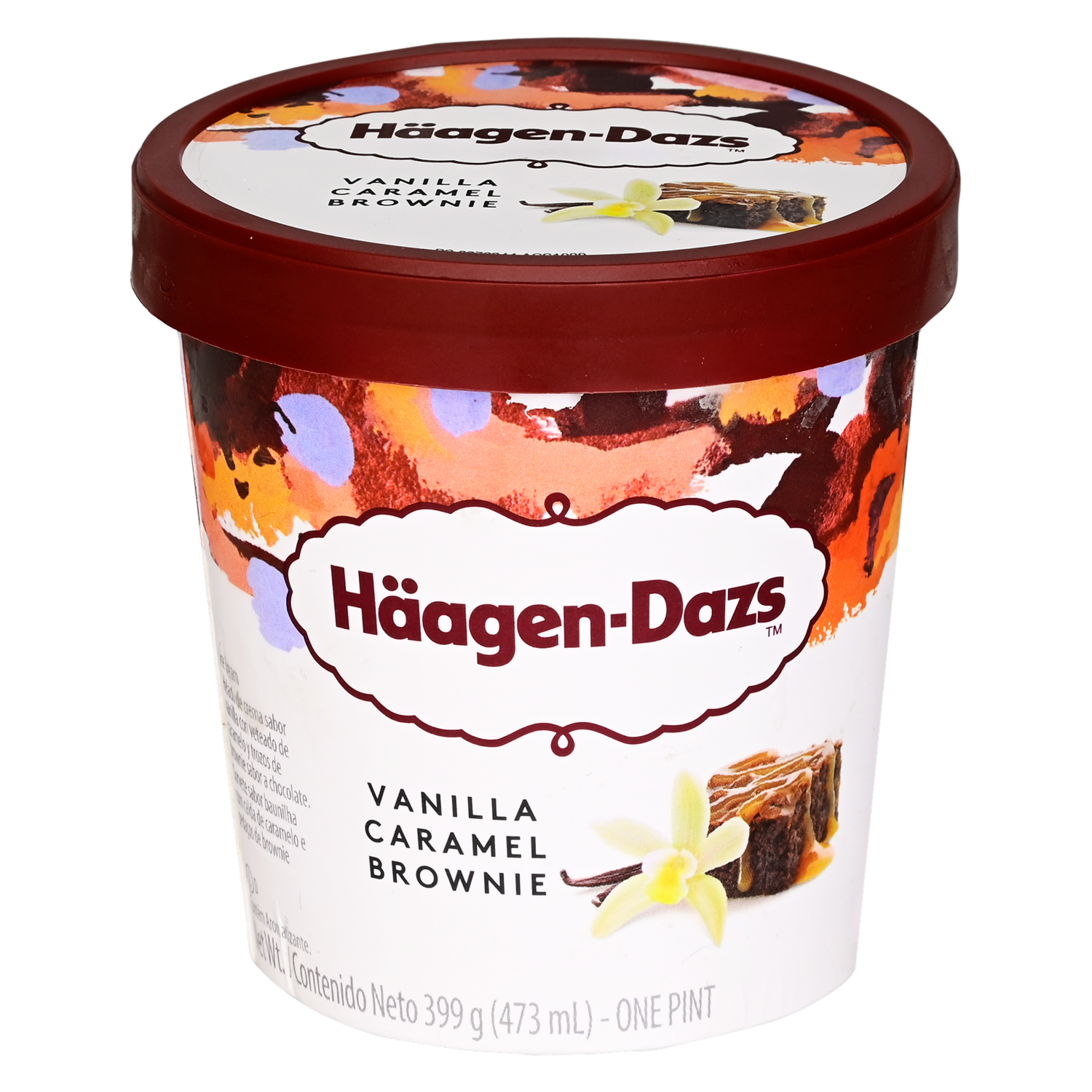 Helado Vainilla Caramelo Y Brownie HÄAGEN-DAZS 473 ml